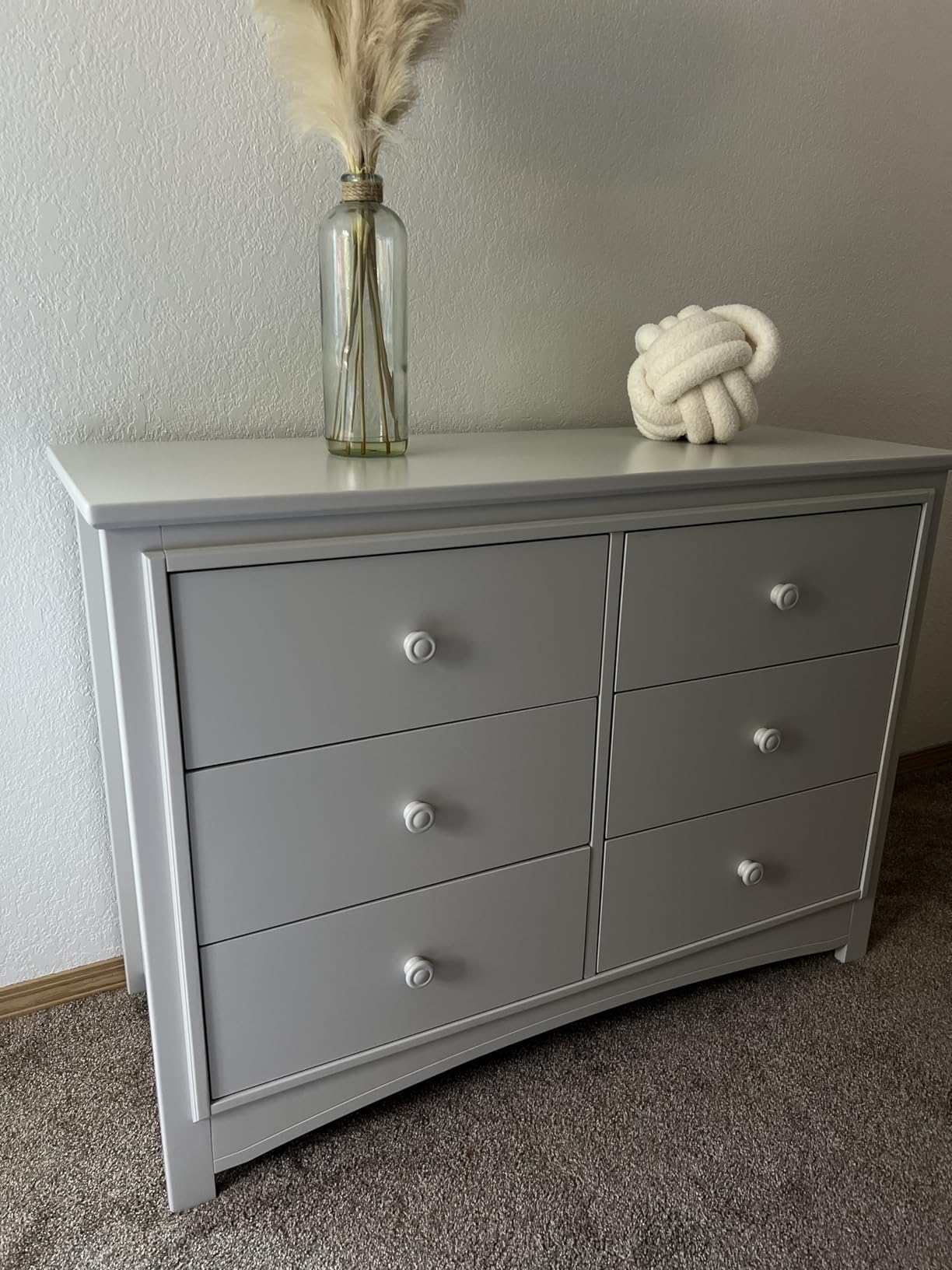 Delta Children Perry 6 Drawer Dresser - Greenguard Gold Certified, Chestnut customer photo 2