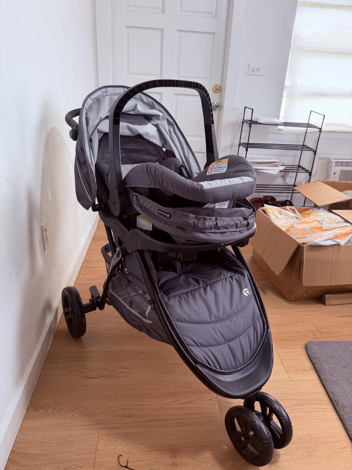 Baby Trend EZ Ride SE Travel System with Secure-Lift Infant Car Seat, Dash Sage customer photo 2