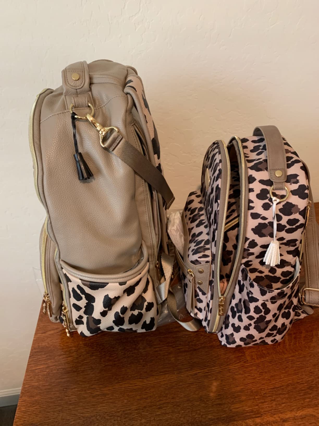 Itzy Ritzy Boss Plus Large Diaper Bag Backpack with 19 Pockets (Saddle) customer photo 2