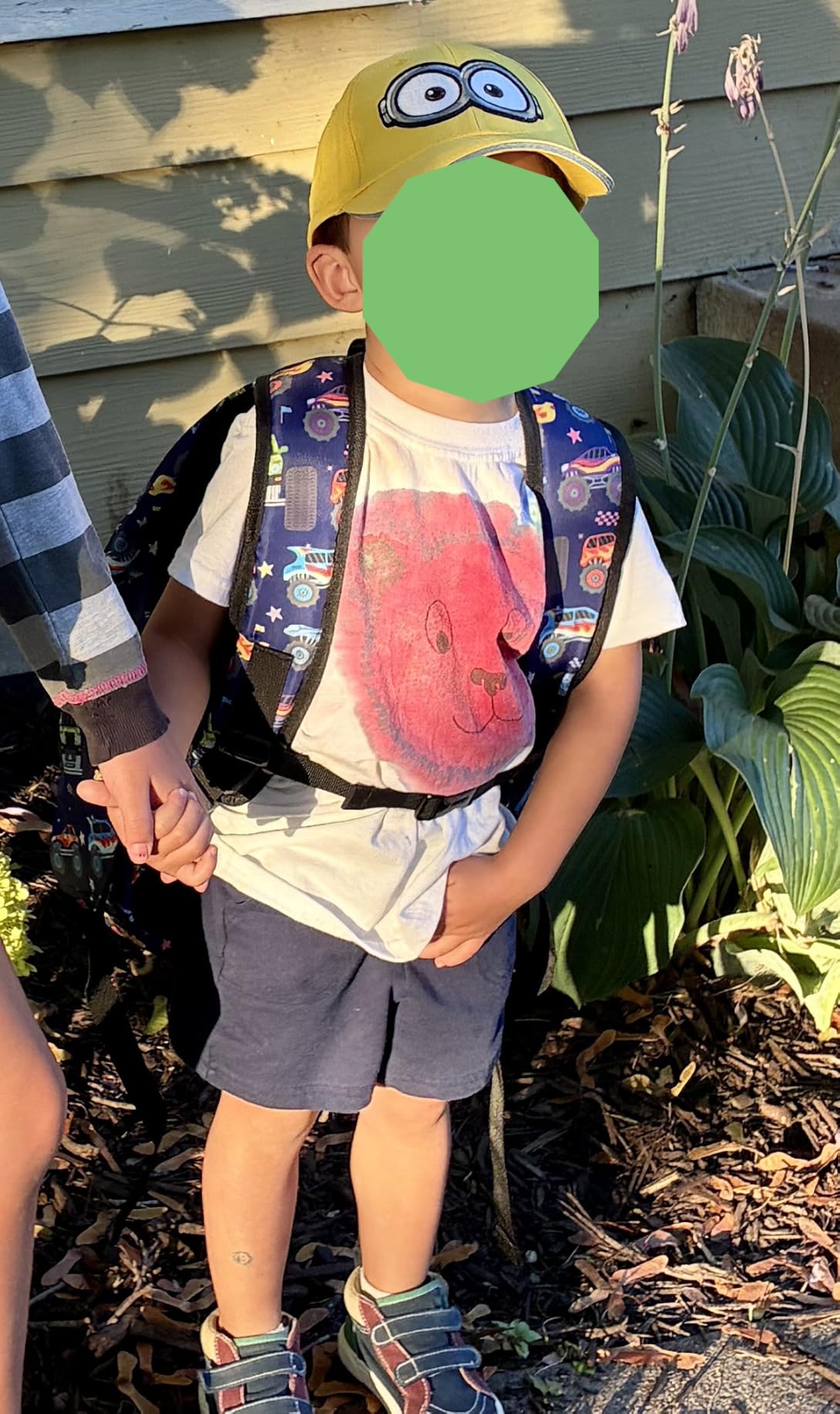 CAMTOP Preschool Backpack for Kids Boys Girls Toddler Backpack Kindergarten School Bookbags for Age 3-8 (Navy Big Wheels) customer photo 1