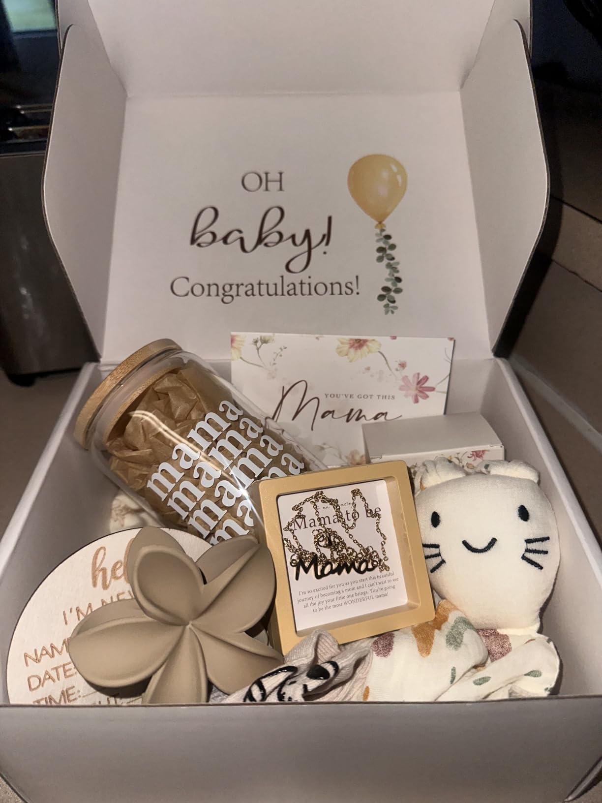 New Mom Gifts for Women, Pregnancy Gifts for New Parents Gender Reveal Gifts Expecting Parents to Be, Baby Shower First Time Mom to be Gifts customer photo 1