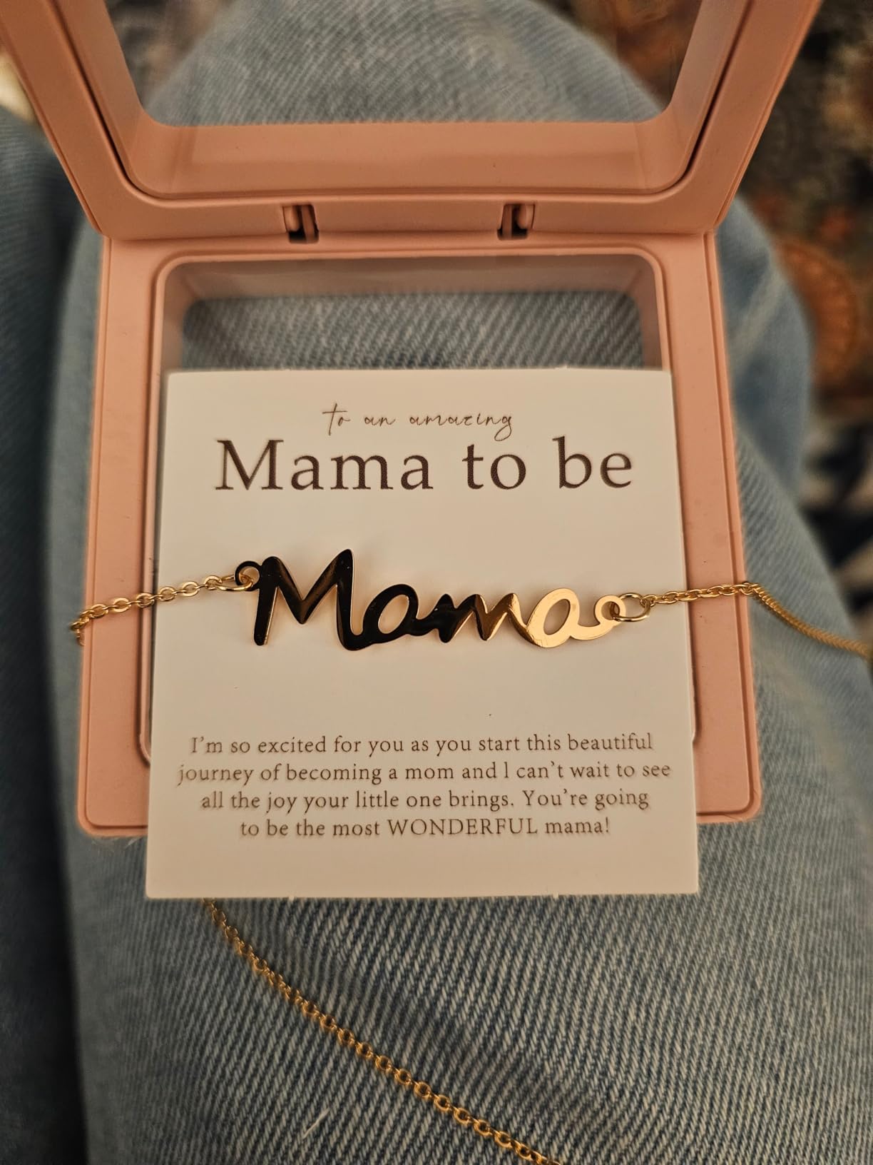 New Mom Gifts for Women, Pregnancy Gifts for New Parents Gender Reveal Gifts Expecting Parents to Be, Baby Shower First Time Mom to be Gifts customer photo 2