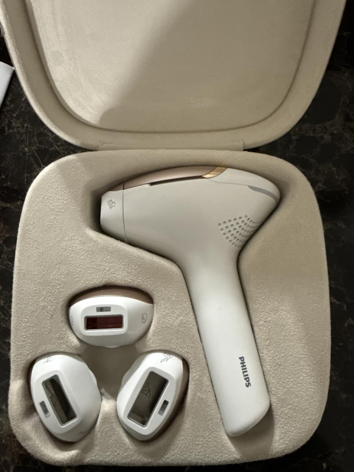 Philips Lumea IPL — Salon-Like Laser Hair Removal for Women, Permanent Hair Reduction Device At Home for Face & Body — Safe & Painless for Face, Bikini, Body, 5 Settings & Skin Sensors, BRI984/03 customer photo 1