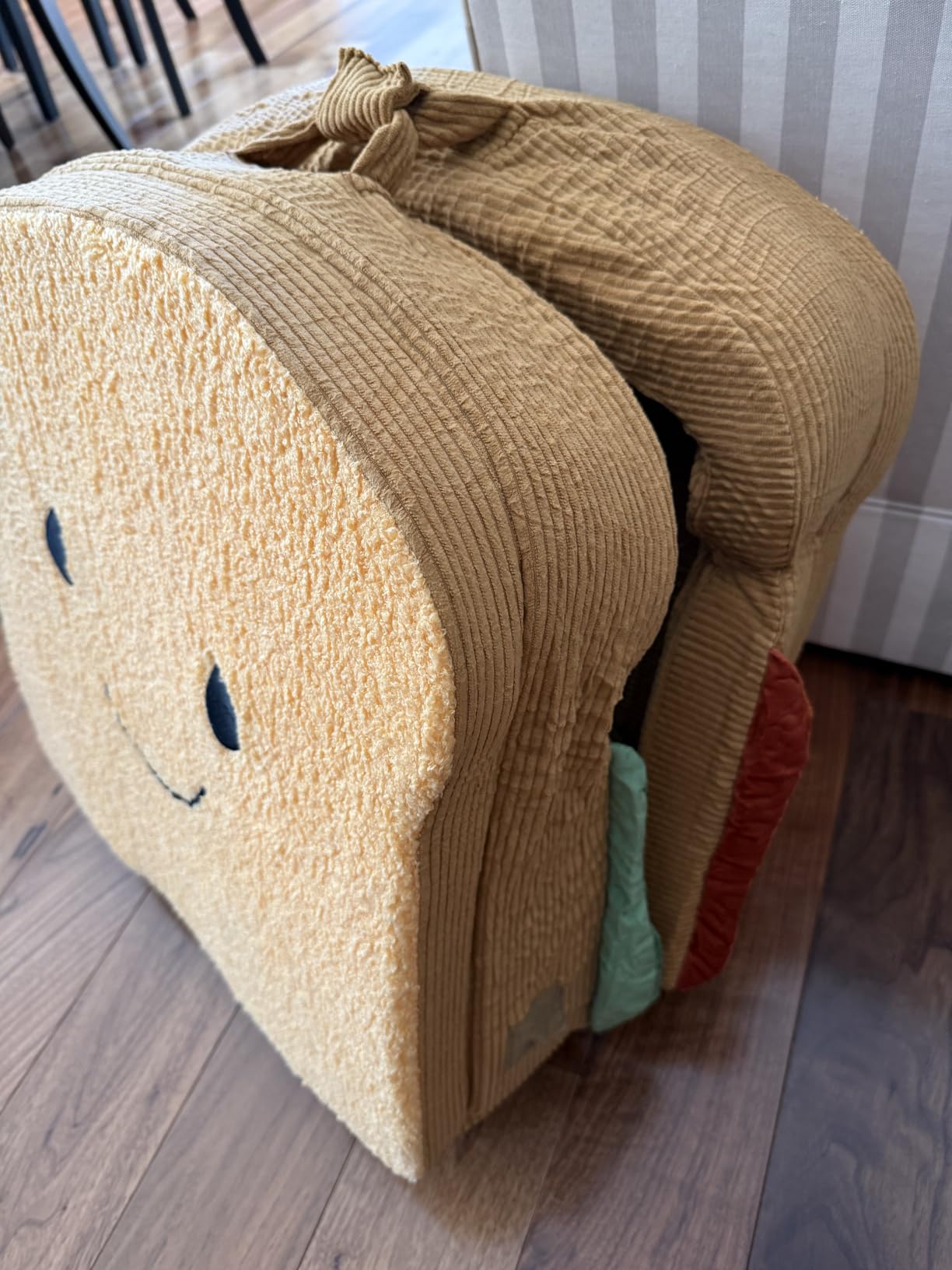 Toddler Travel Bed Sandwich Style - Portable Toddlers Floor Beds, Foldable Soft Foam Travel Bed for Baby and Kid, Washable Cover Toddler Cot with Safety Rail for Travel, Home/Travel Sleep customer photo 2