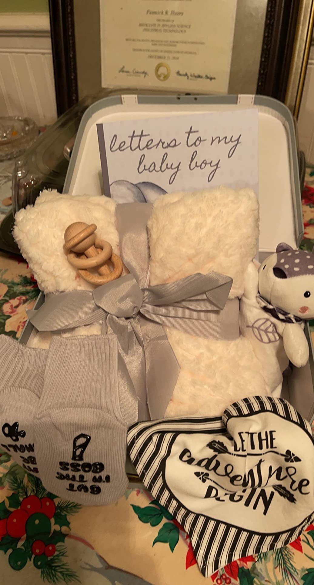 New Mom Care Package After Baby, New Mom Gifts & Baby Boy Gifts Essentials, After Birth Postpartum Gift for Expecting Moms, First Time Mothers Day Birthday Gift for Boy Mom customer photo 2