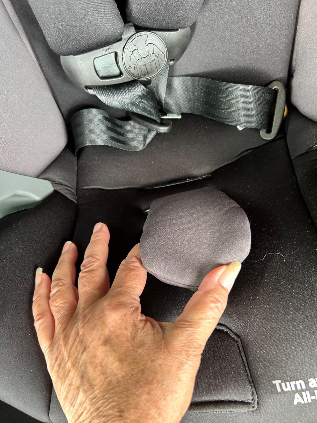 Safety 1st Turn and Go 360 ST 360 Rotating Car Seat, SafetySwivel, SecureTech Installation, All-in-One Convertible Car Seat, 3-in-1 Rear-Facing, Forward-Facing, Booster, 5-100 lbs, Seafoam Mist customer photo 1