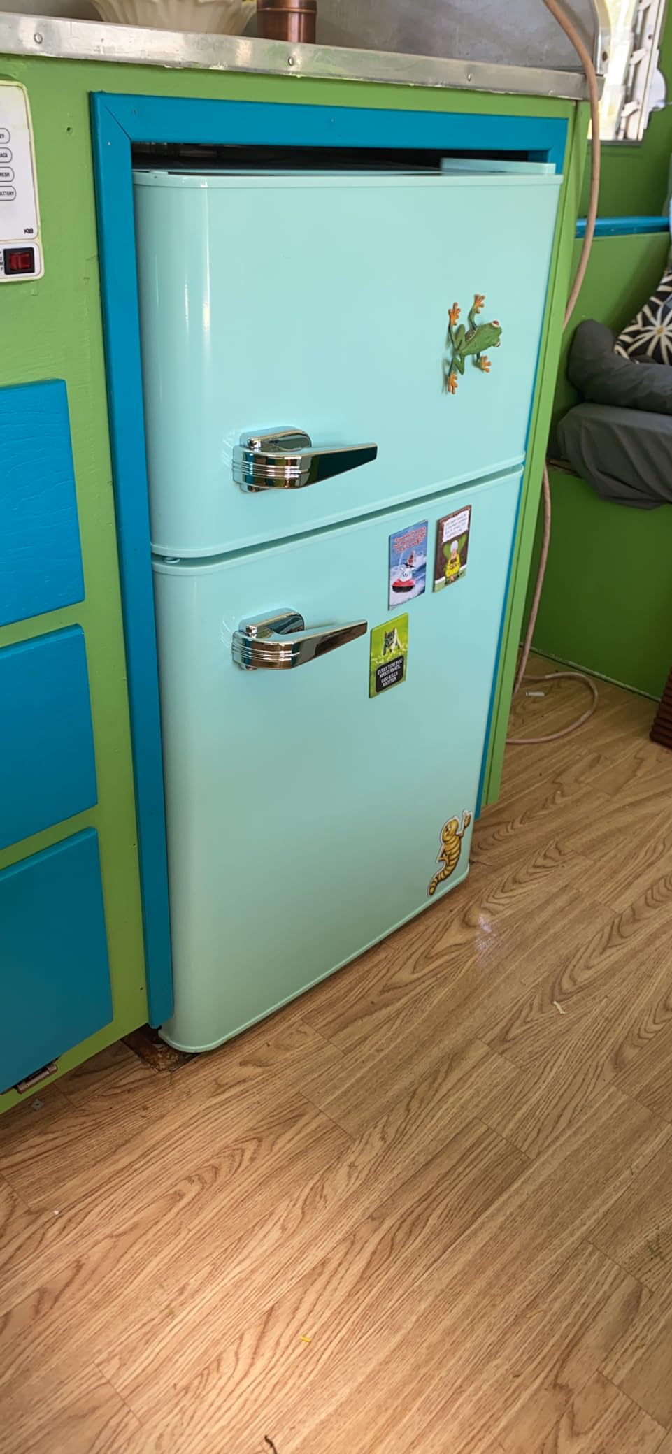 Antarctic Star 2 French Door Refrigerator Fridge, with Side Freezer &Water Dispensor,Nugget Ice Maker&Cube Ice,Adjustable Thermostat, 20 Cu Ft, Stainless Steel customer photo 1