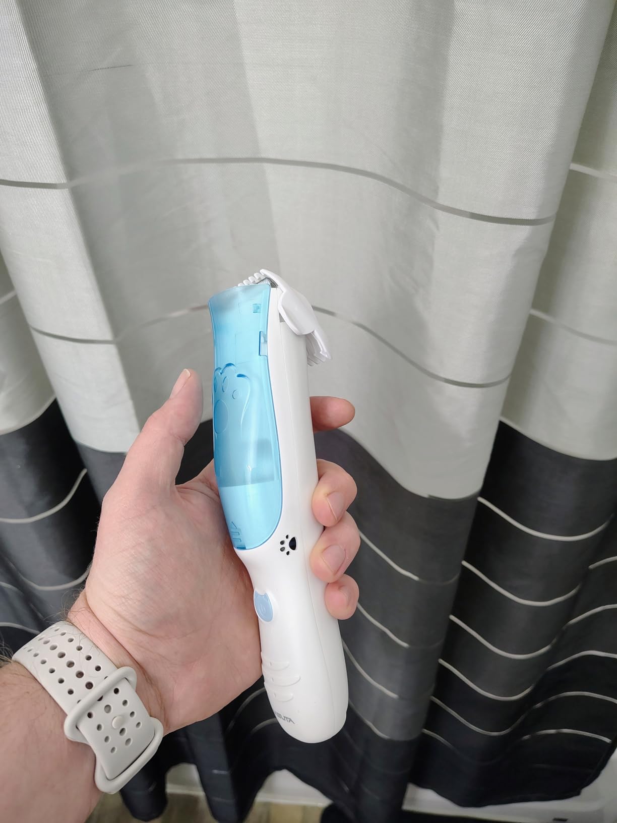 Vacuum Baby Hair Clippers,Silent Clippers for Kids,Cordless Baby Hair Trimmer,Waterproof Baby Hair Cutting Kit for Fine/Curly Hair,Infant Toddler Hair Clippers Auto Suck Snipped Hair customer photo 1