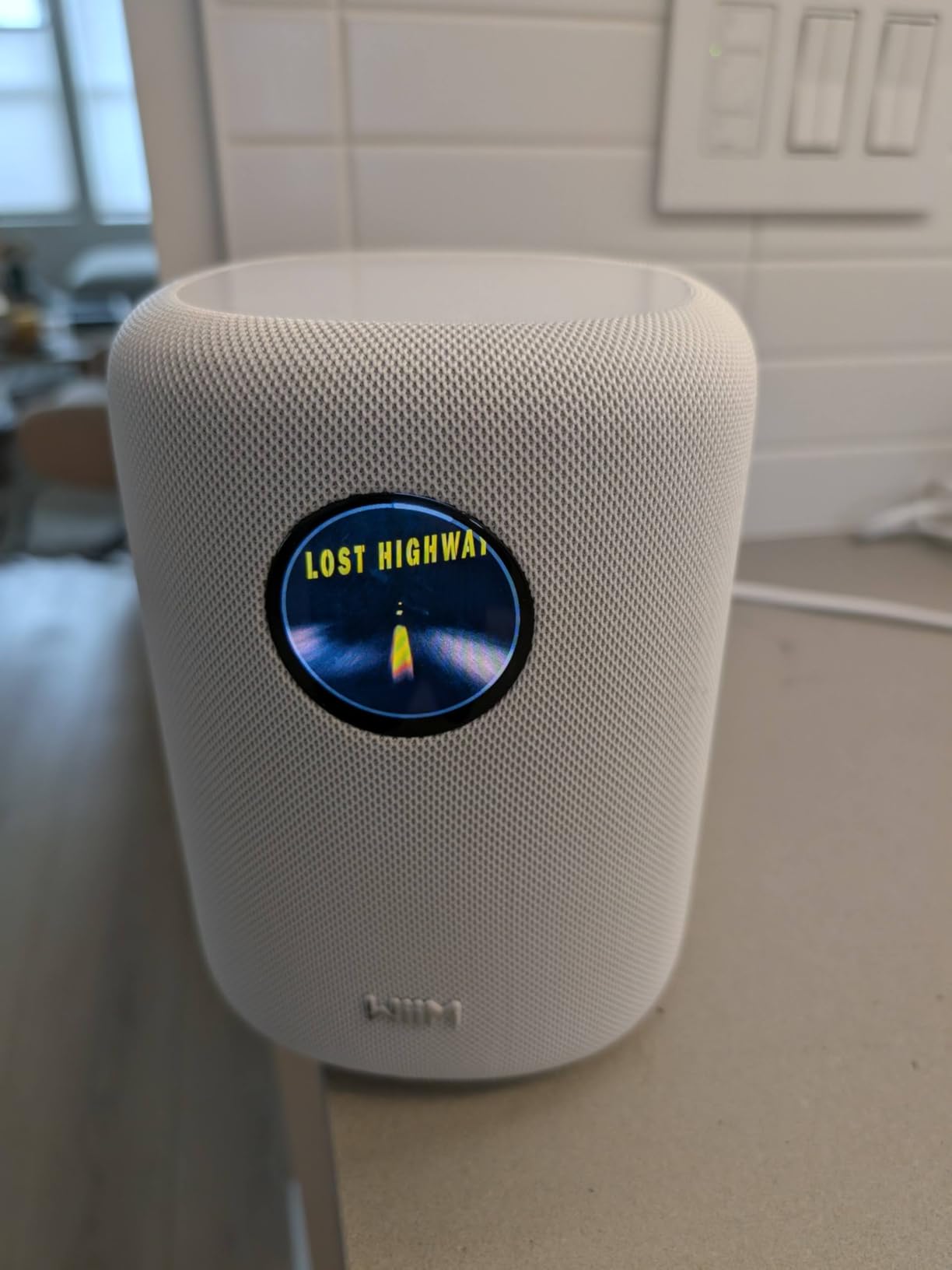 WiiM Sound Smart Speaker with Hi-Res Audio, WiFi and Touchscreen, White customer photo 1