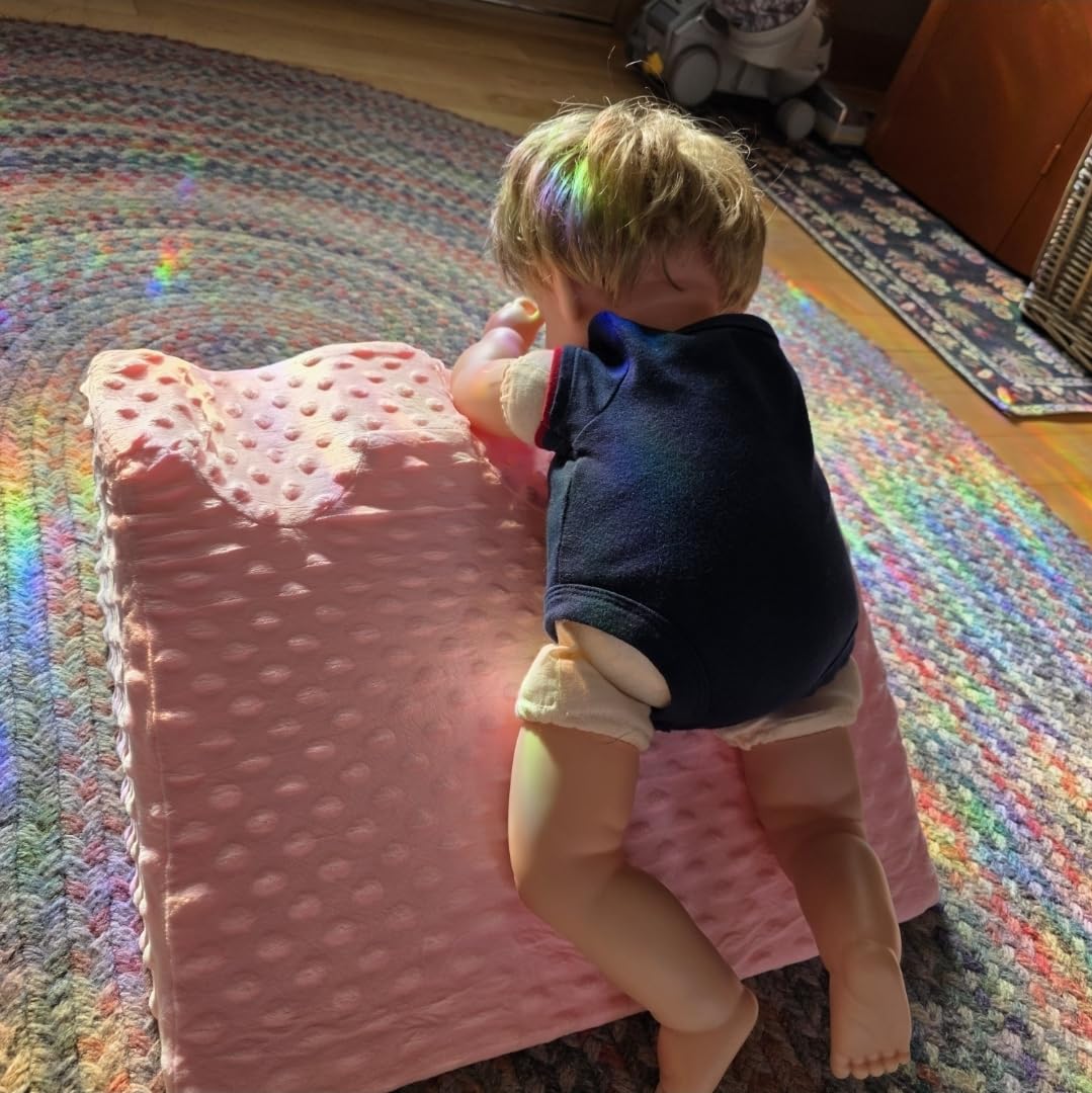 Baby Tummy Time Prop for Neck and Shoulder Strength Growth customer photo 2