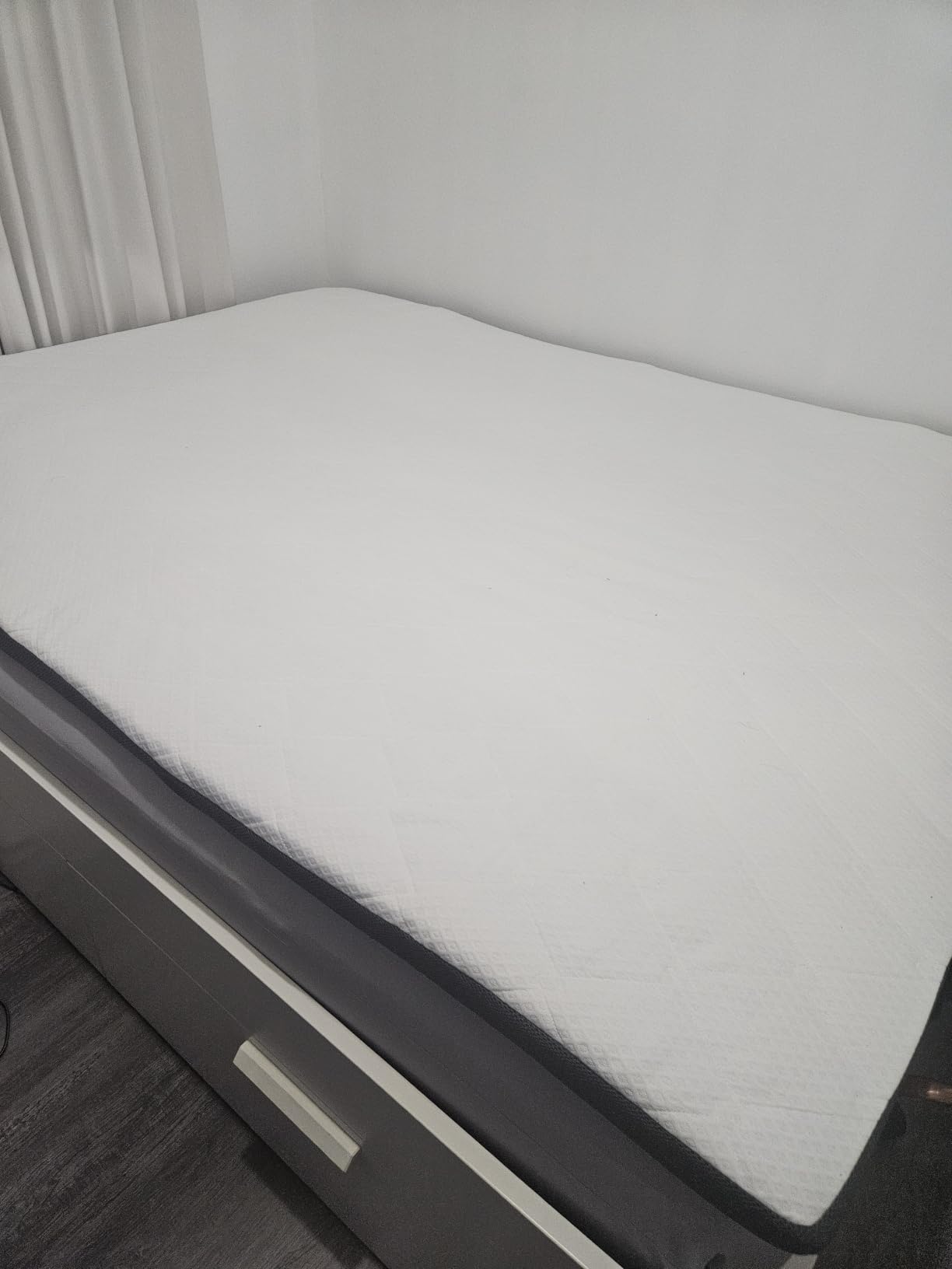 Glendan Extra Firm Mattress Topper: Queen Size 3 Inch, High Density Bed Topper, Extra Support for Pain Relief, Breathable Washable Cover with Anti-Slip Straps, CertiPUR-US Oeko-Tex Certified 80x60 customer photo 2