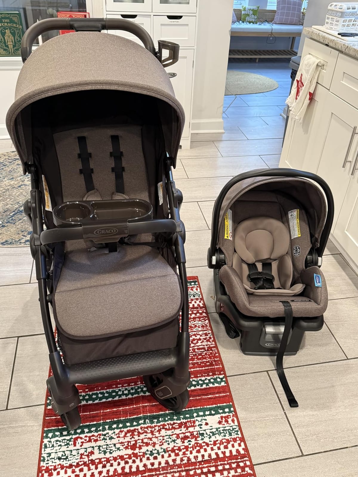Graco Merge Travel System - Swivel Wheel Baby Stroller Car Seat Combo, Travel System Stroller with 360-Degree Rotating Wheels customer photo 1