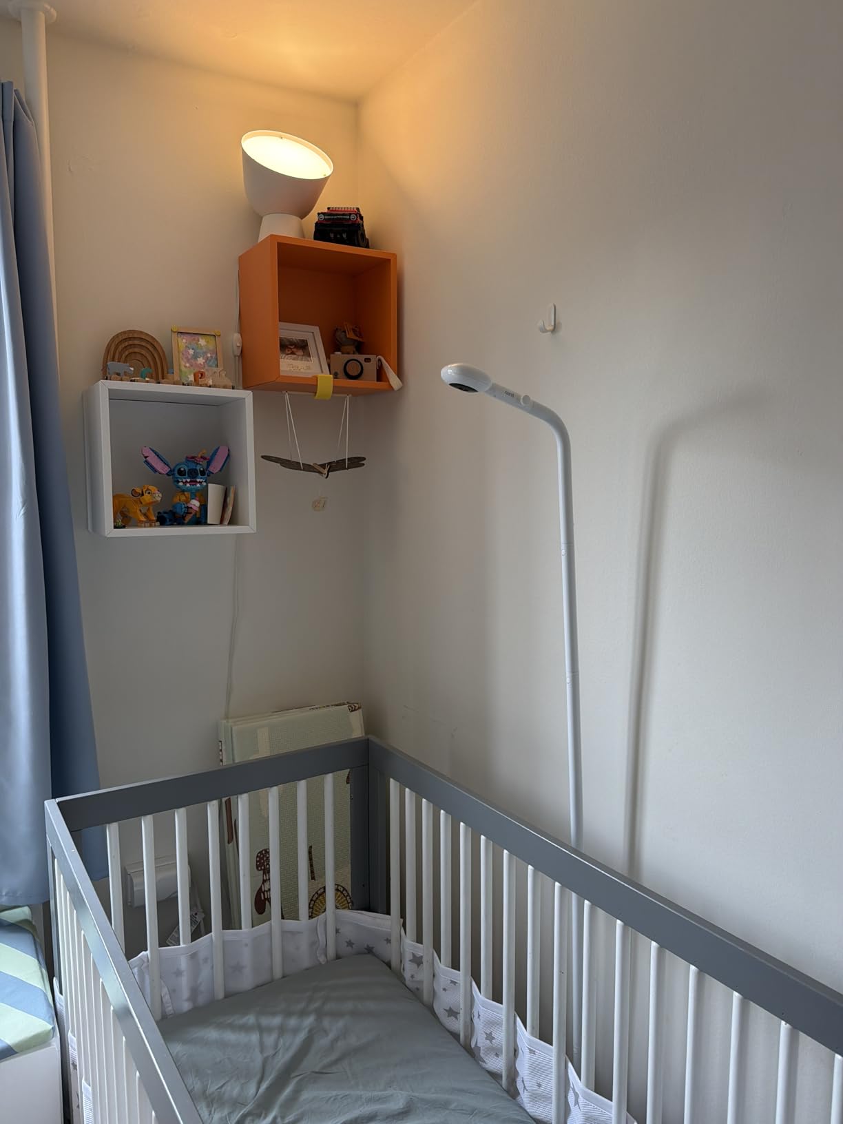 Nanit Smart Baby Video Monitor - Camera & Floor Stand - 1080p Wi-Fi Camera customer photo 1