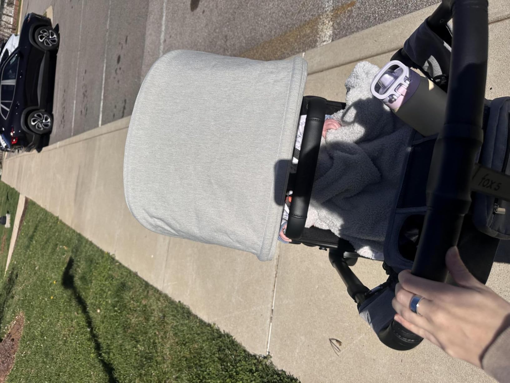 Bugaboo Fox 5 Renew All-Terrain Baby Stroller with Bassinet - Deep Indigo customer photo 2