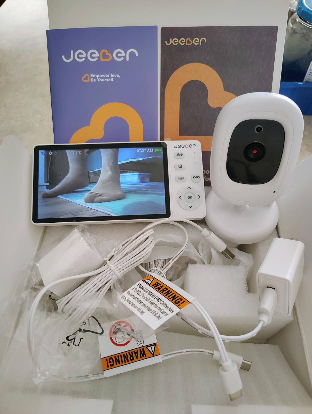 No WiFi Video Baby Monitor, 1080P 5