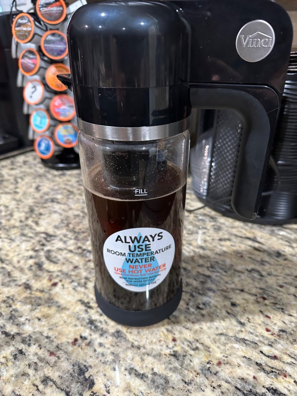 VINCI Express Electric Cold Brew Coffee Maker, 10-Minute Fast Brewer (68oz) customer photo 1