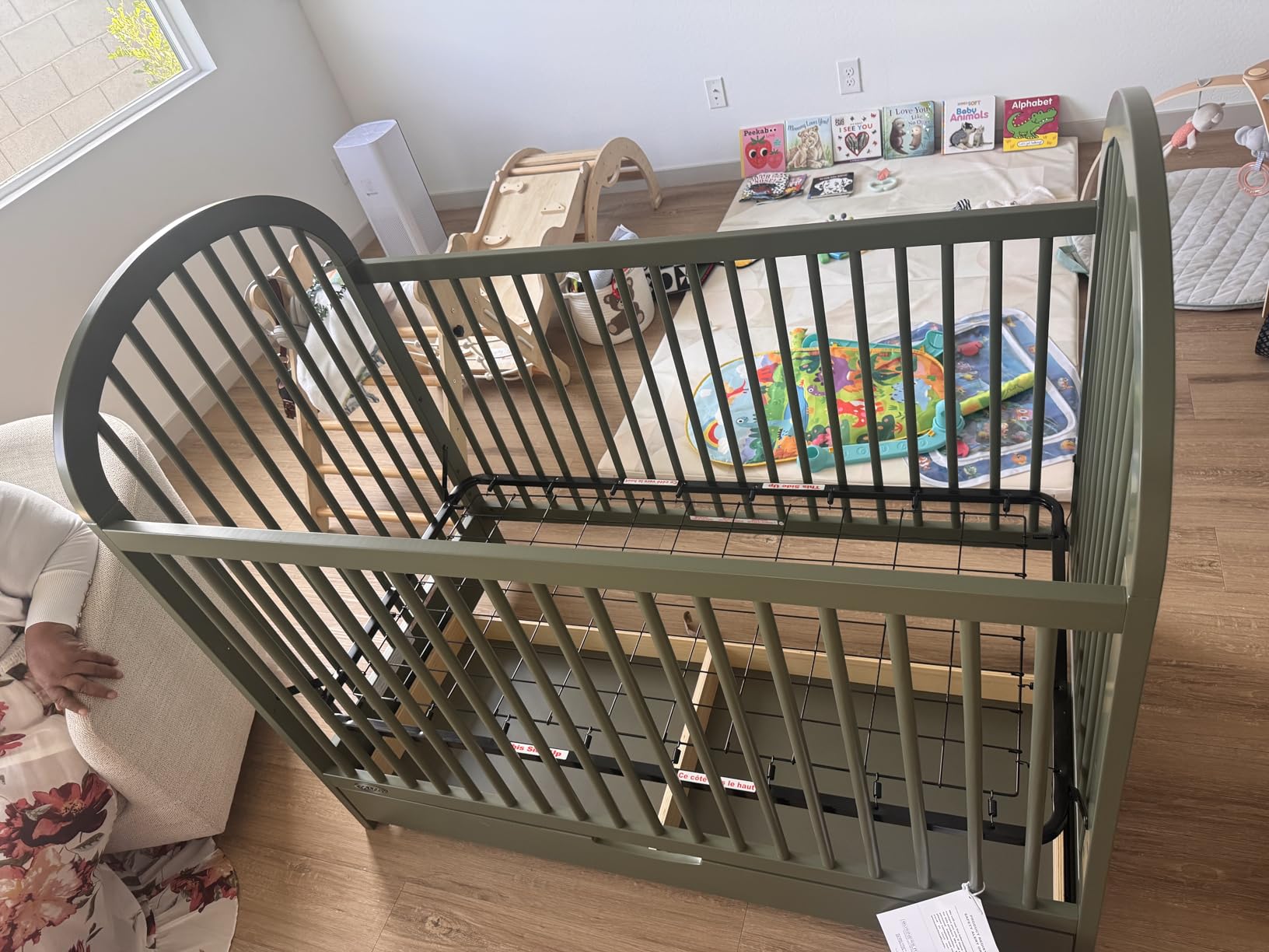 Graco Olivia 3-in-1 Convertible Crib with Drawer, Olive customer photo 1