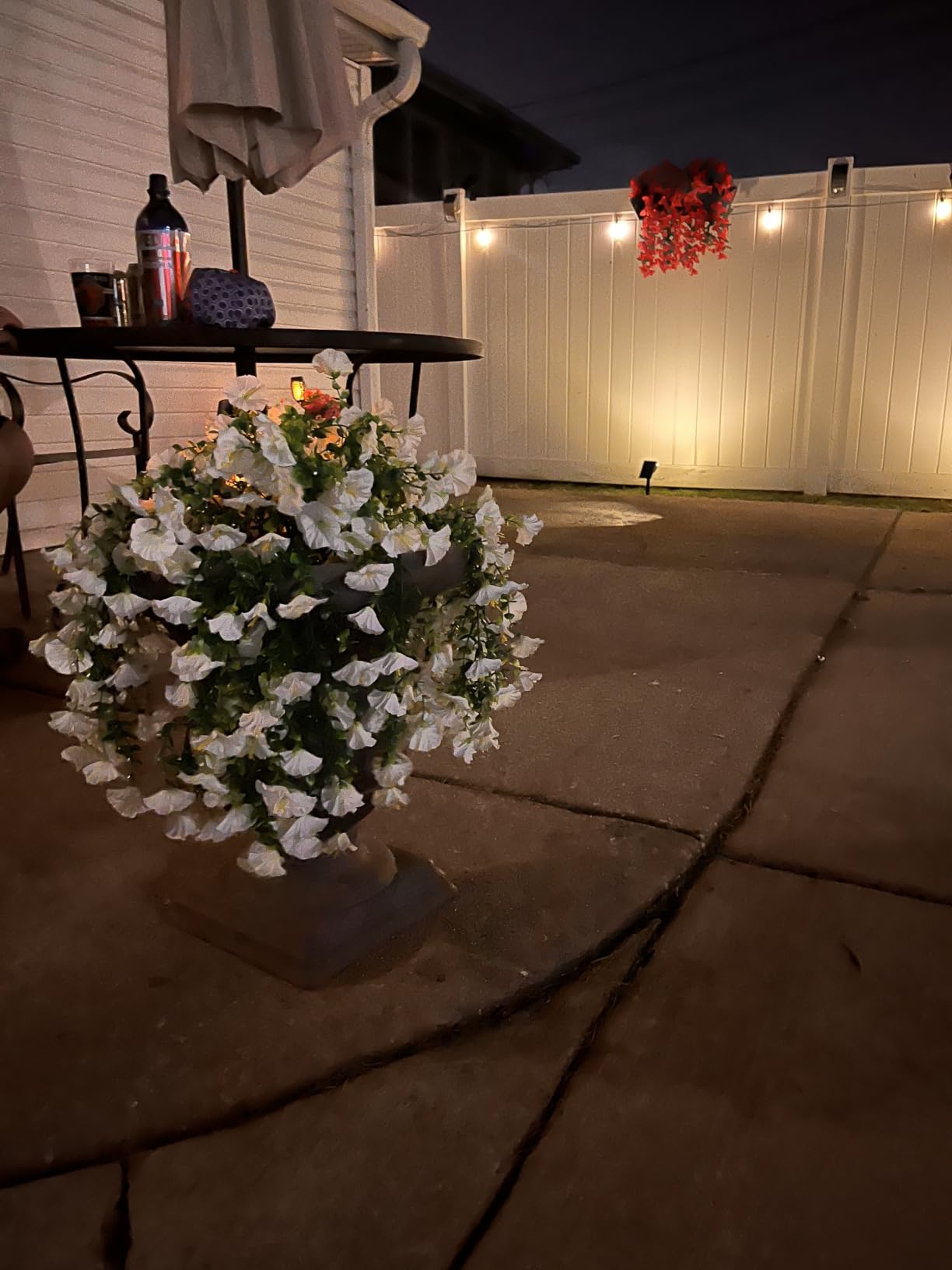 Brightown 52FT Solar String Lights Outdoor Waterproof, Up to 26Hrs Runtime customer photo 2