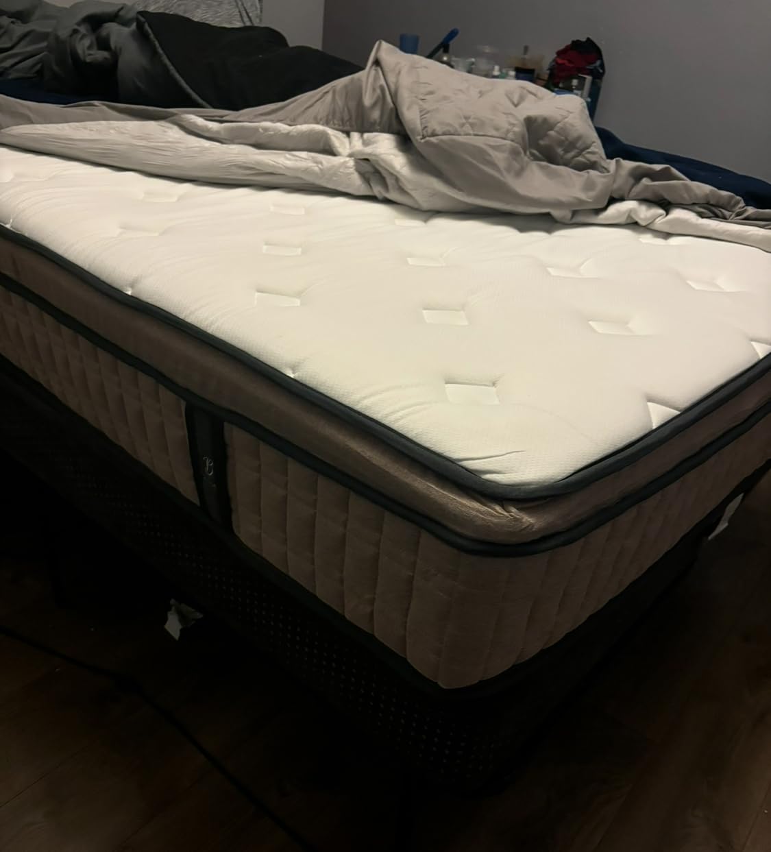 Extra Firm Queen Mattress 14 Inch, Deep Sleep Hybrid Mattress for Lumbar Support & Back Side Sleepers, Pain Relief Mattresses in a Box with Pocket Springs & Cooling Gel - 365-Night Trial, CertiPUR-US customer photo 2