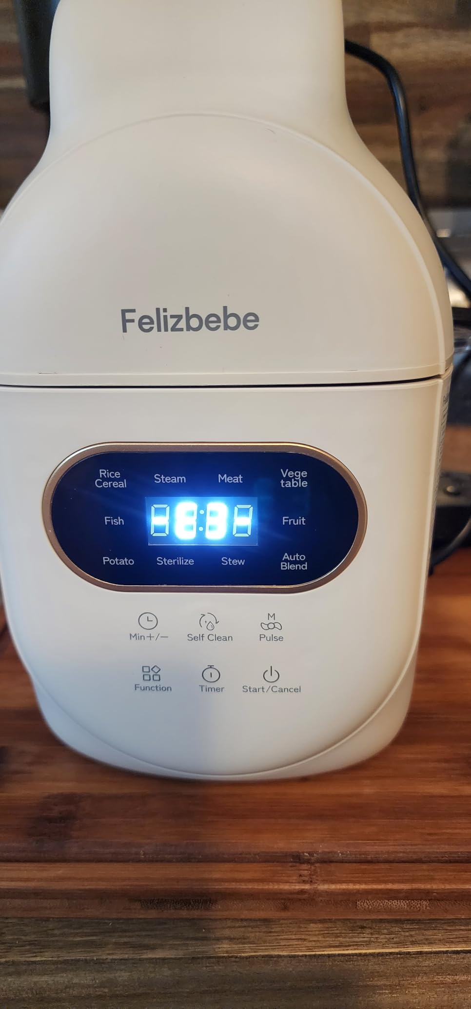 Glass Baby Food Maker Steamer and Blender,One Step Auto Baby Food Processor Puree Maker Grinder Mills,Glass Bowl with 316 Stainless Steel Blades,Auto Cooking,Self Clean,Timer,BPA-Free customer photo 2
