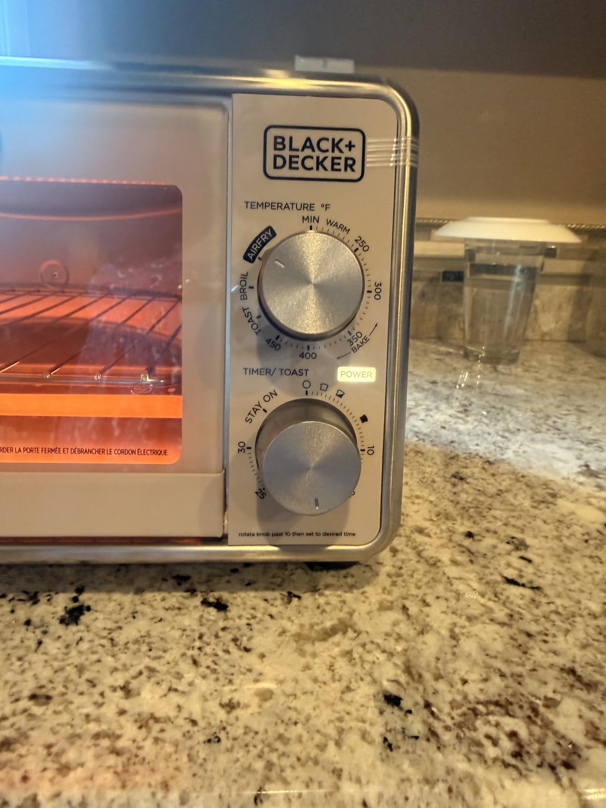 BLACK+DECKER Crisp 'N Bake Pro 4-Slice Digital Air Fry Oven customer photo 1
