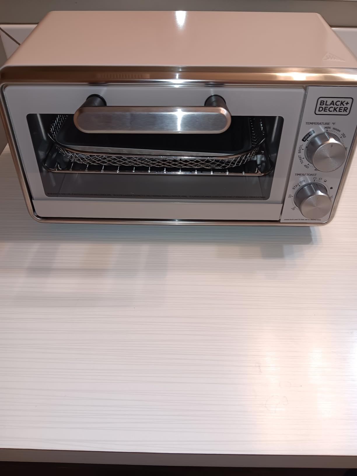 BLACK+DECKER Crisp 'N Bake Pro 4-Slice Digital Air Fry Oven customer photo 2