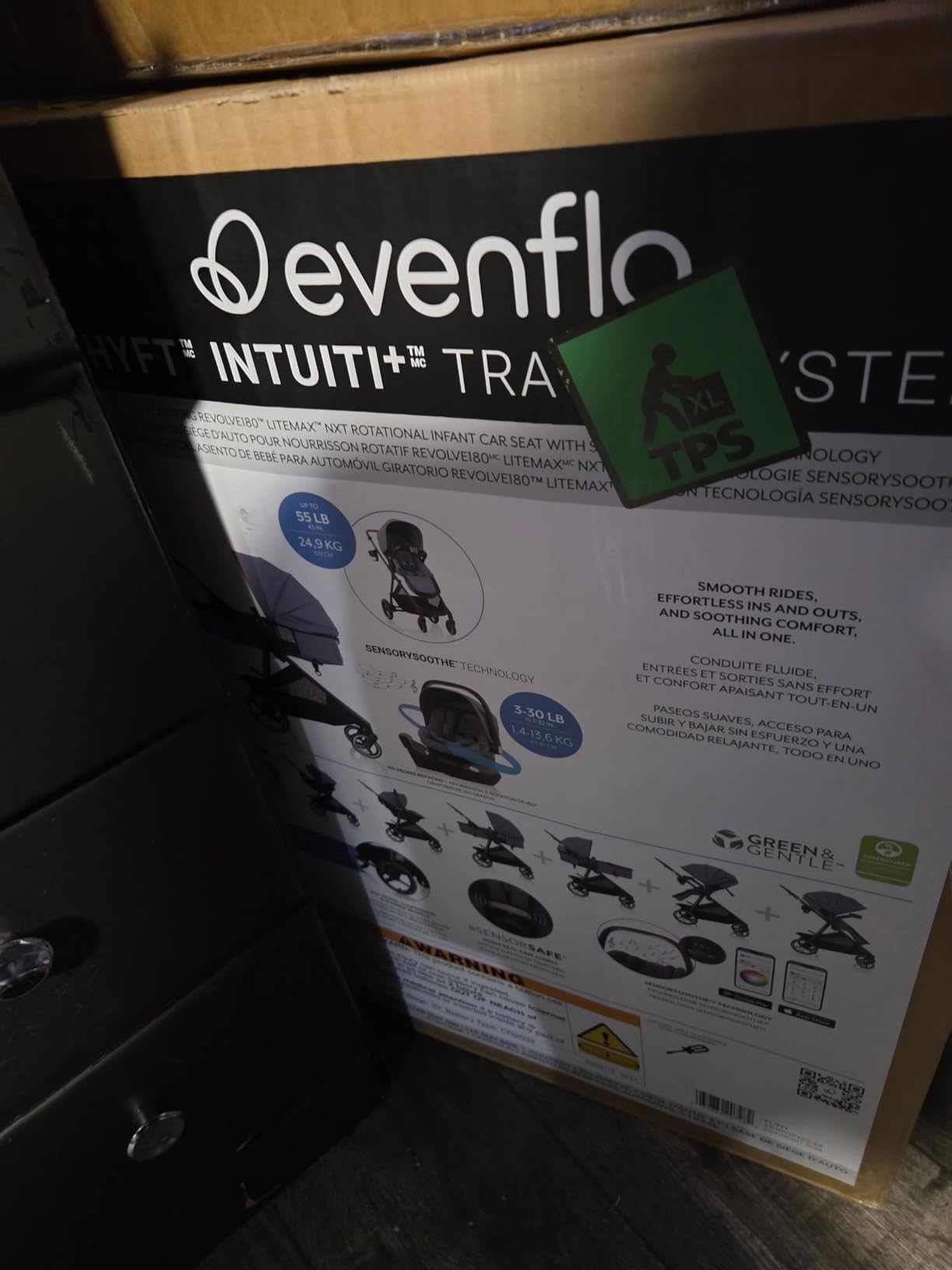 Evenflo Shyft Intuiti+ Travel System w/ Revolve180 LiteMax NXT Rotating Car Seat customer photo 1