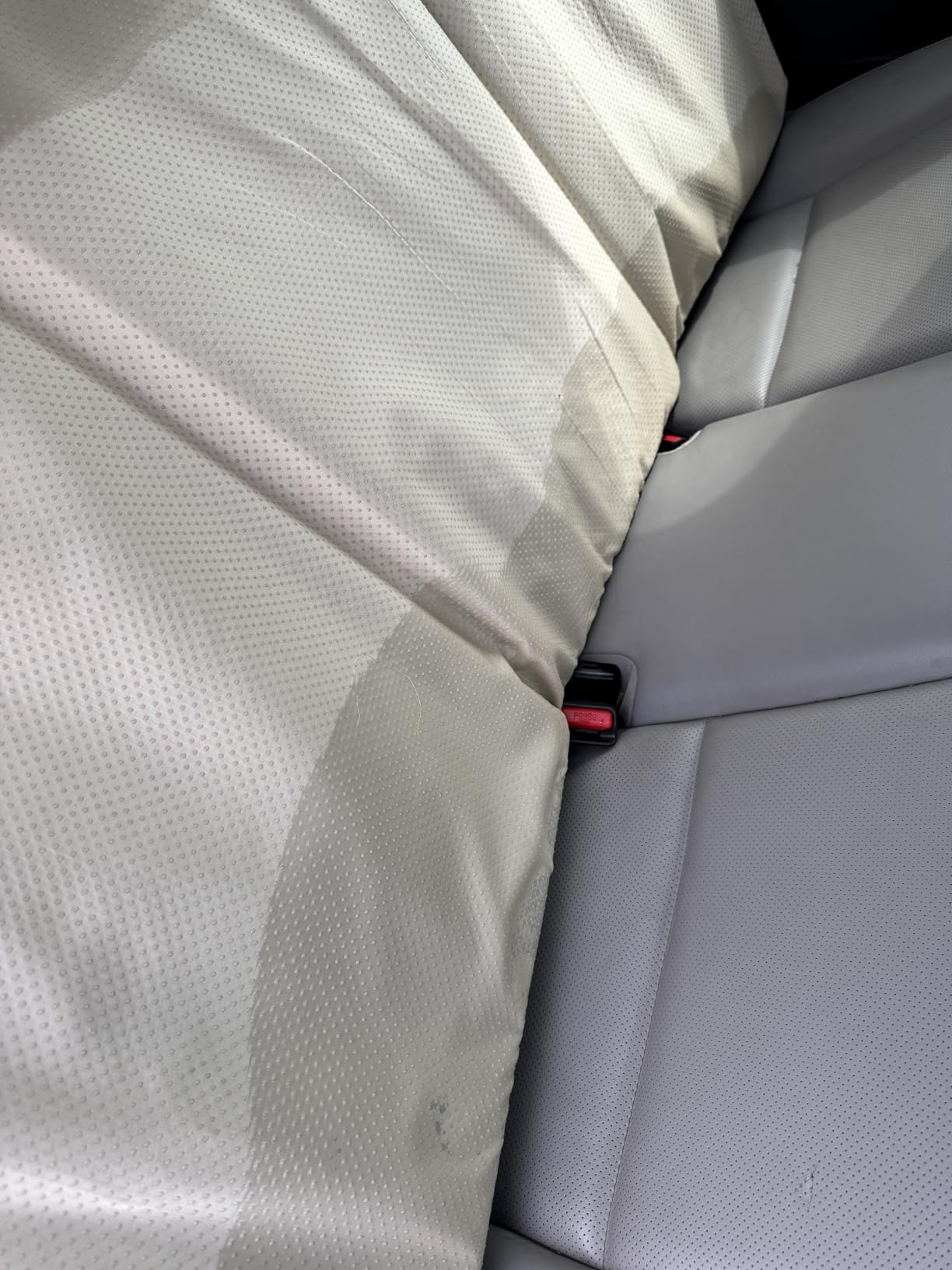 MYJAQI Back Seat Extender for Dogs, Hard Bottom Dog Car Seat Cover customer photo 2