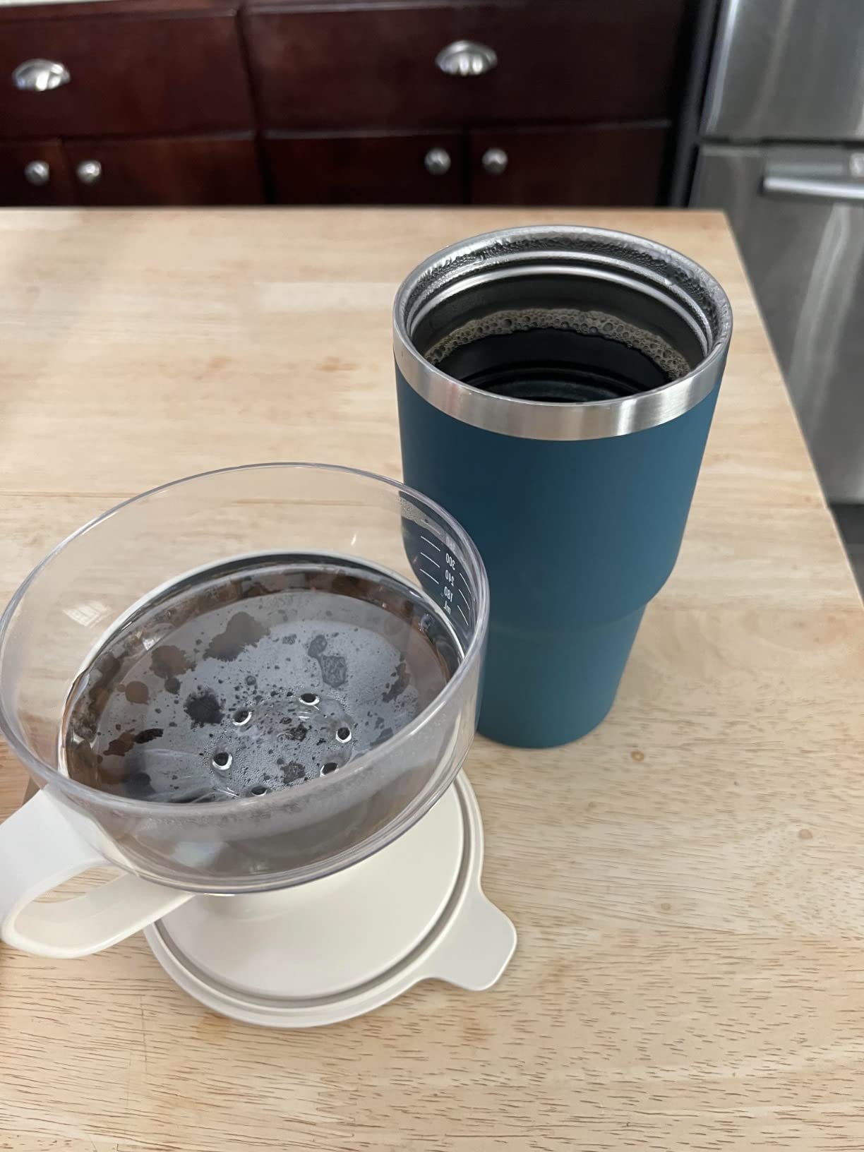 OXO Brew Single Serve Pour-Over Coffee Maker, 12 oz. - Matte Black customer photo 1