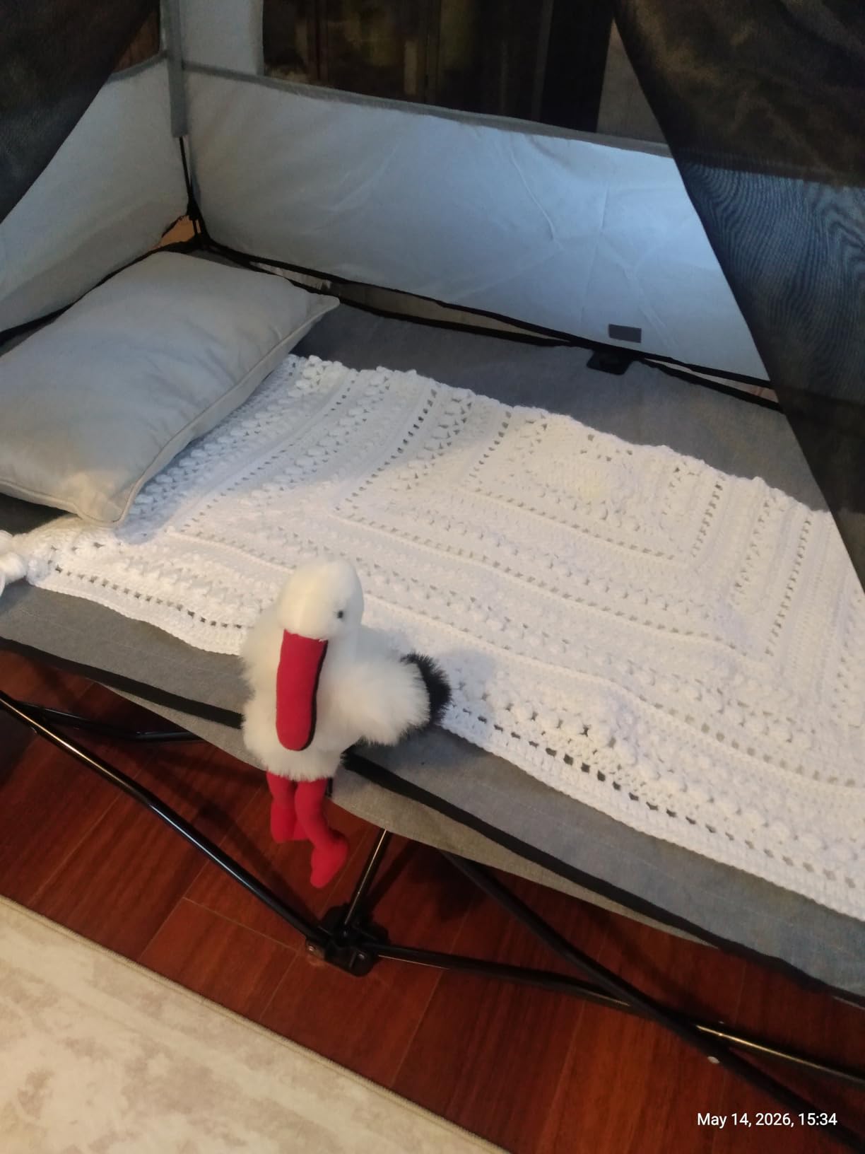 Protable Toddler Travel Bed with Tent: Foldable Kid Cot Tent for Camping customer photo 1