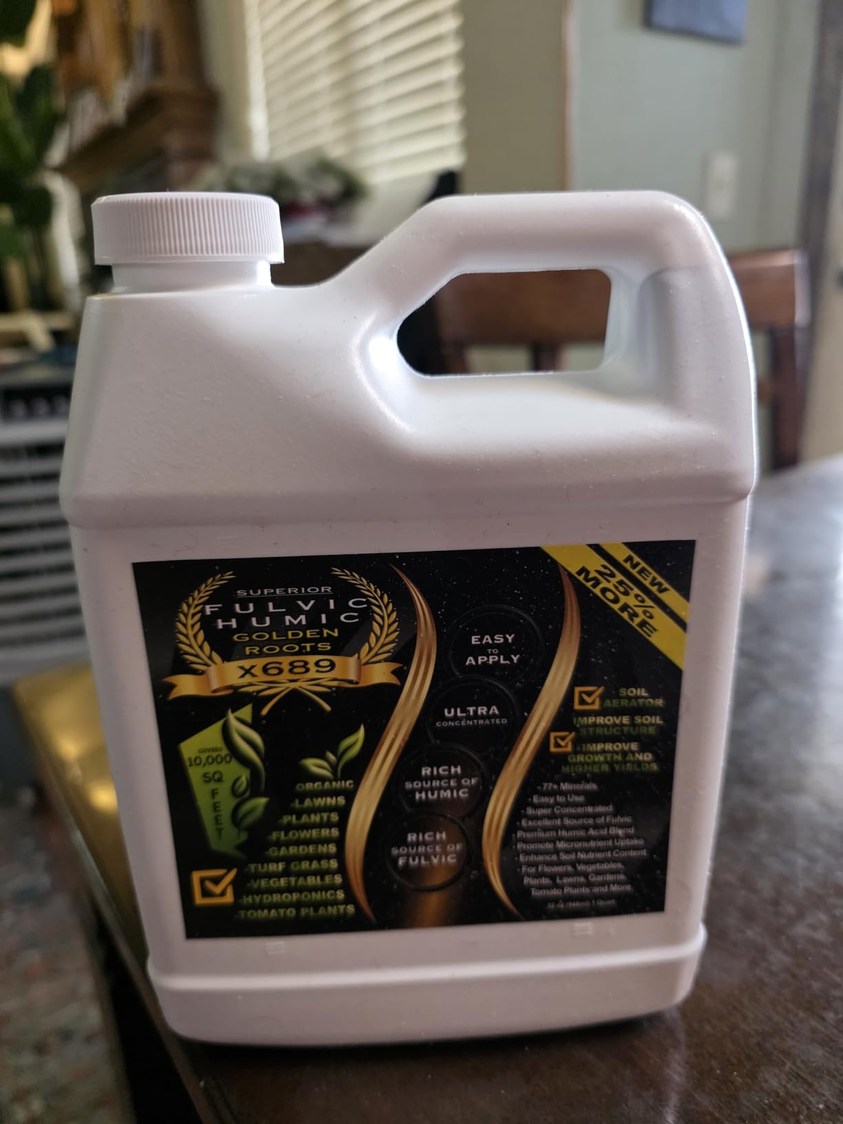 Liquid Aeration for Lawn - Humic & Fulvic Acid, Covers 10,000 Sq Ft customer photo 1