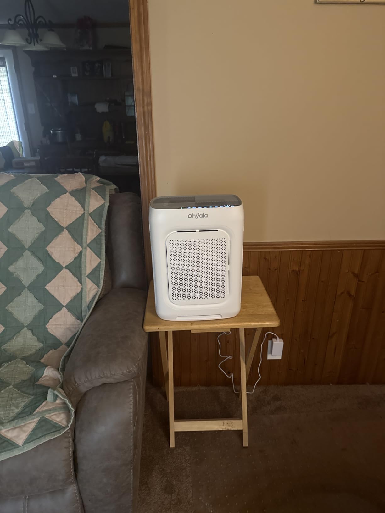 Air Purifier for Home Large Room up to 3000Ft², HEPA Air Purifier with Washable Double-Sided Filters, Smart WiFi, AQI Display, Air Cleaner for Pets, Allergies, Dust, Pollen, 15dB Sleep Mode, Fragrance customer photo 1