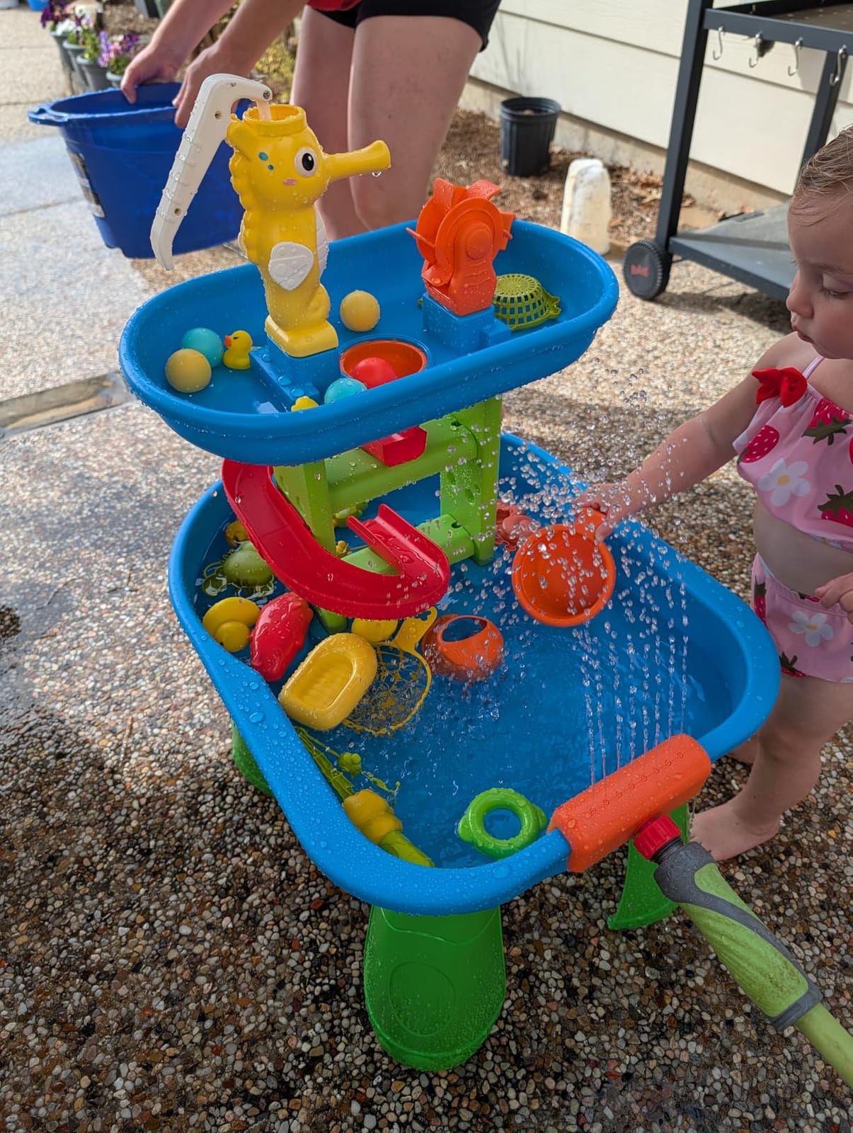 Water Table for Kids Ages 3-8,STEM 28PCS Rain Shower Sand & Water Play Set customer photo 2