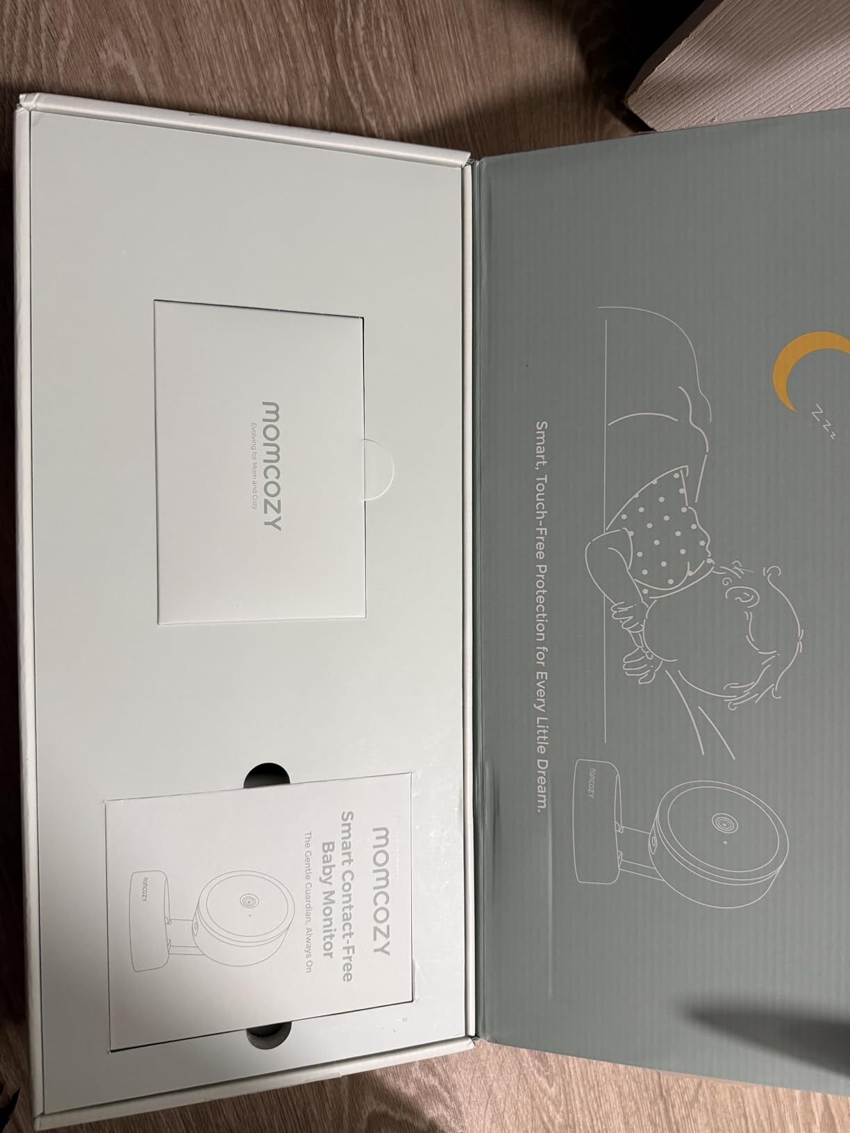 Momcozy Smart Baby Monitor, 2K HD & Night Vision Contact-Free Baby Monitor customer photo 2