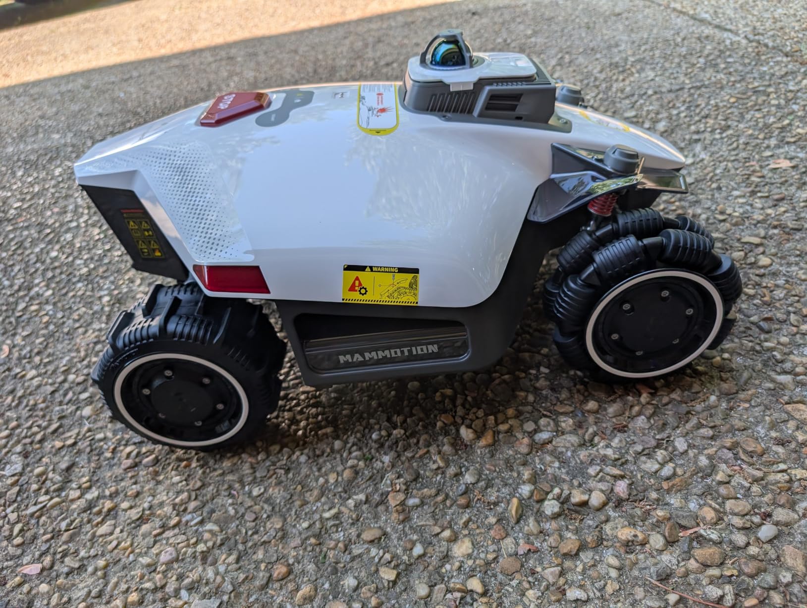 Mammotion LUBA 3 AWD 3000 Robot Lawn Mower, Perimeter Wire Free for 0.75 Acre, 360° LiDAR+NetRTK+AI Vision, All-Wheel-Drive for 80% Slopes, 30 Multi-Zone Management, Cutting Height 1.0