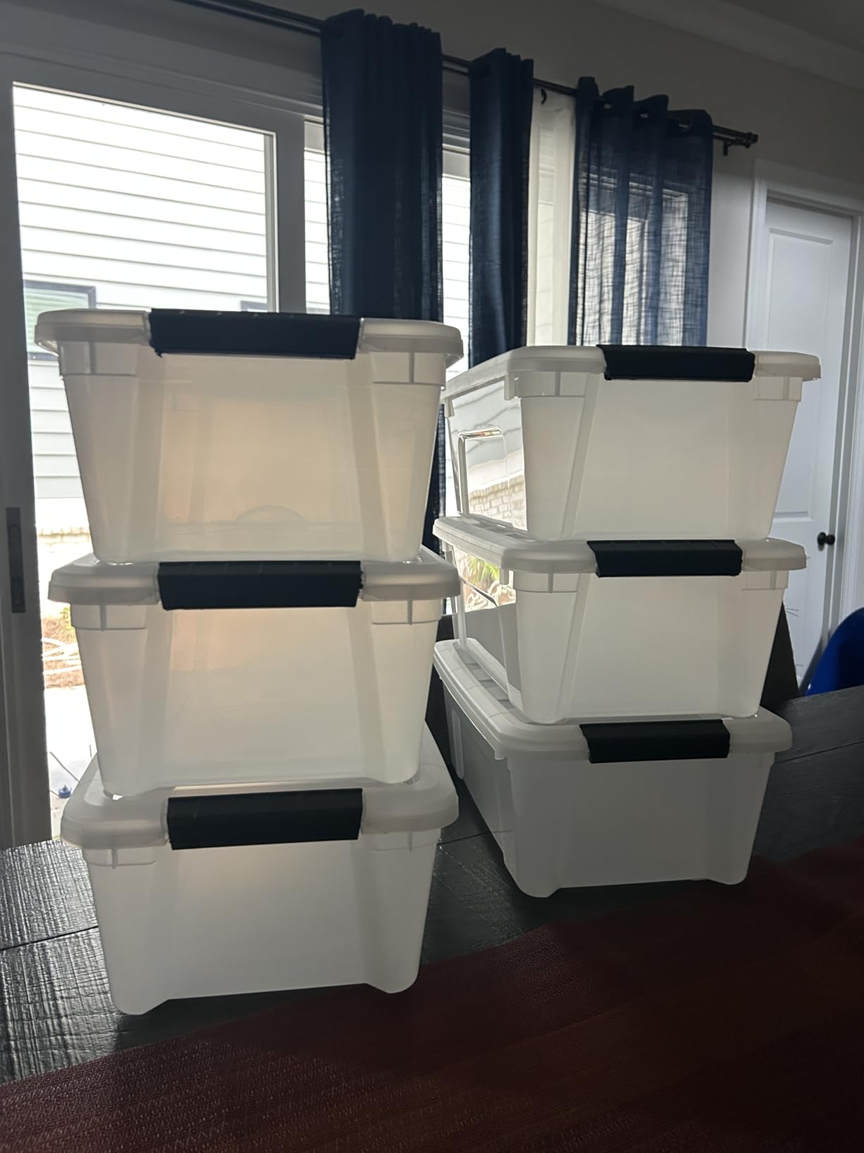 IRIS USA 6-Pack 32.5 Quart Clip Box with Latching Lid customer photo 2