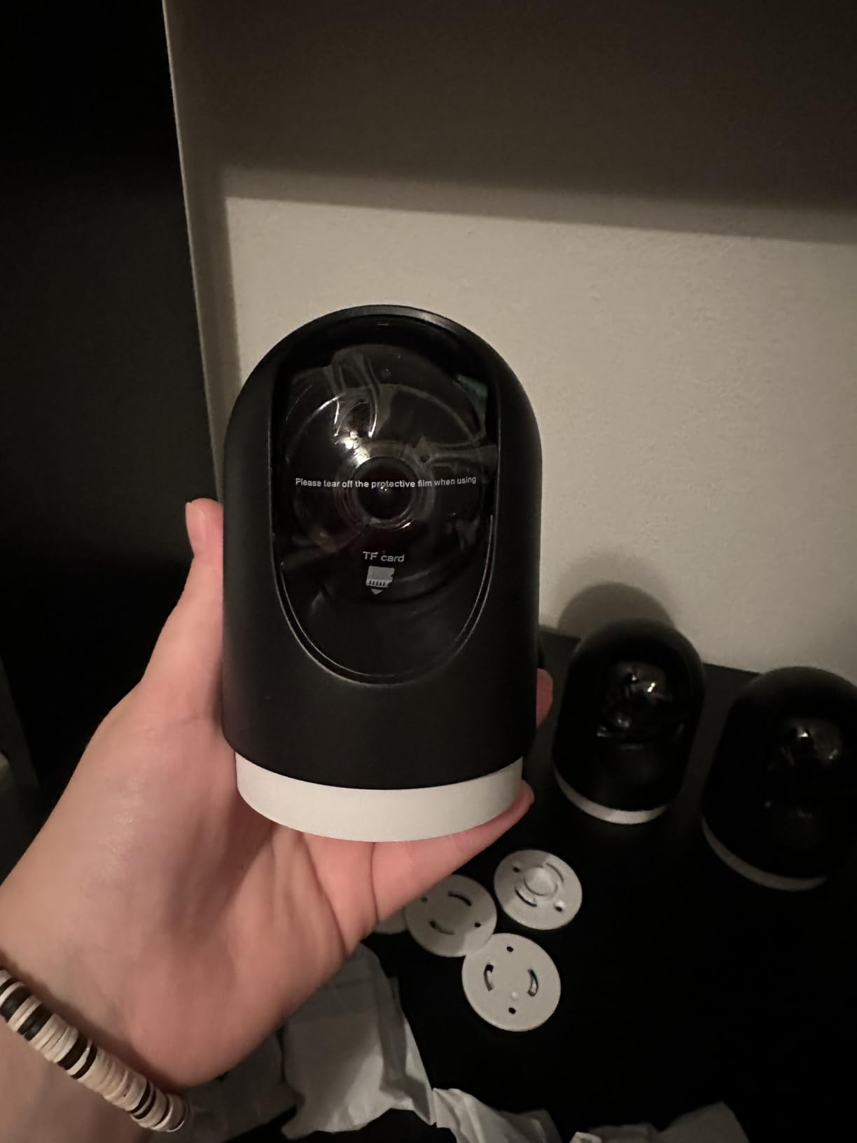 YOTON Indoor Security Camera, 2K 360° Wi-Fi Baby Monitor & Pet Camera with Motion Tracking, 2-Way Audio, Night Vision, SD/Cloud, Compatible with Alexa & Google Home, 2.4/5GHz customer photo 2
