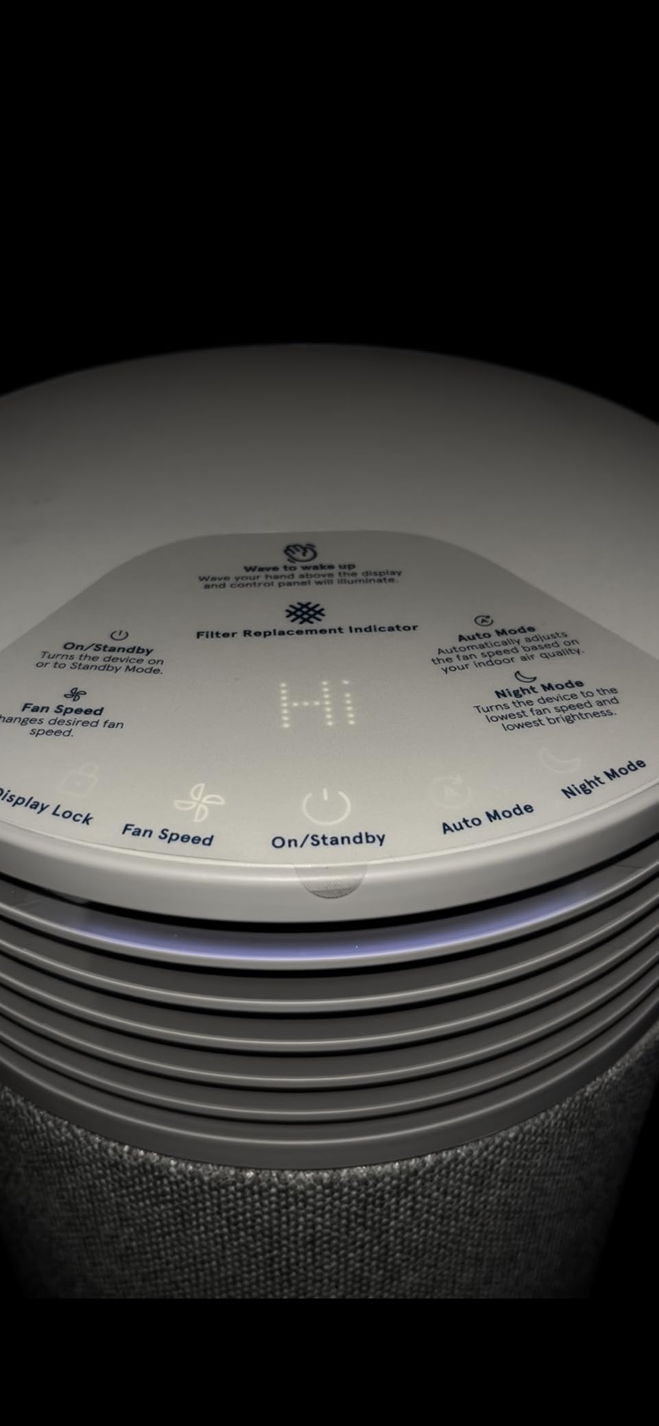 BLUEAIR Blue Signature Small Smart Air Purifier for Bedroom, Home & Office, HEPASilent Air Cleaner for Pets, Allergies, Dust & Smoke, Cleans 1,190 Sq Ft Per Hour, Quiet HEPA Air Purifier, App Control customer photo 1