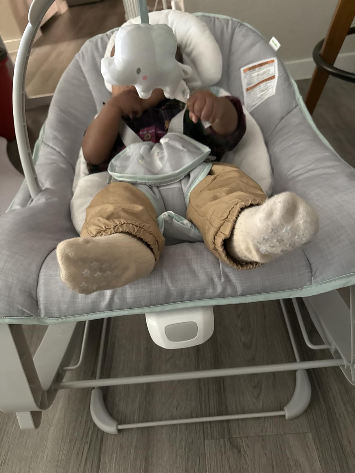 Ingenuity Keep Cozy 3-in-1 Vibrating Bouncer Rocker, Green customer photo 1