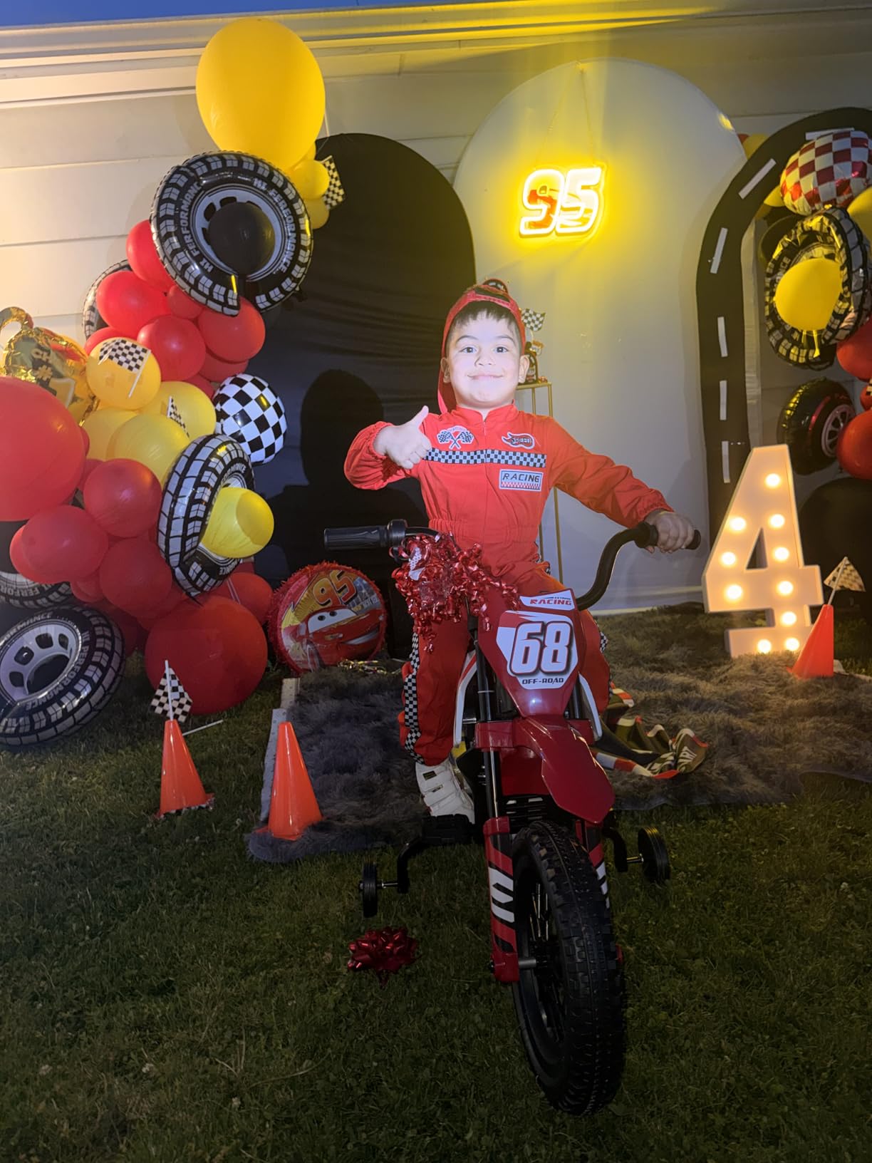 JOYSTROLL 12V Kids Motorcycle, 2x25W Ride on Motorcycle customer photo 1