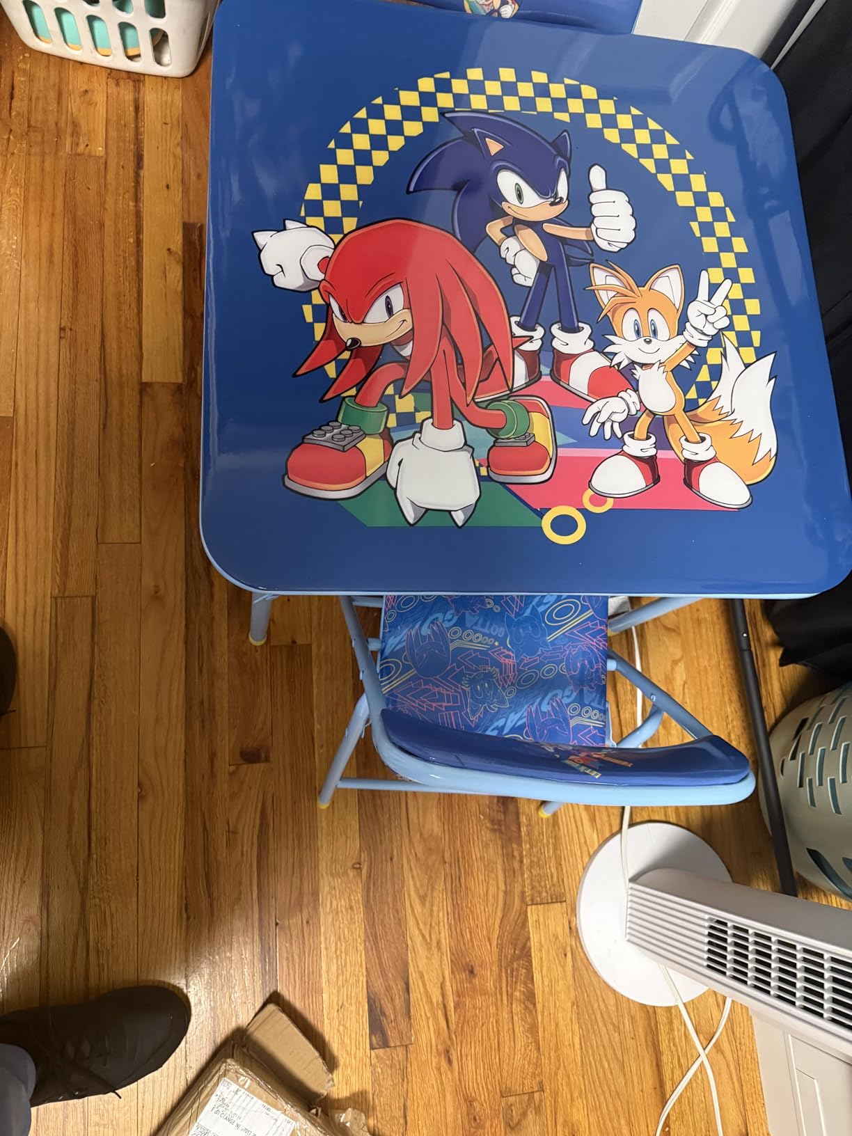 Disney Stitch Kids Activity Table and Chair Set, 3-Piece Folding Toddler Table with 2 Chairs, Padded Seats, Durable Frame for Play, Crafts & Snacks customer photo 1