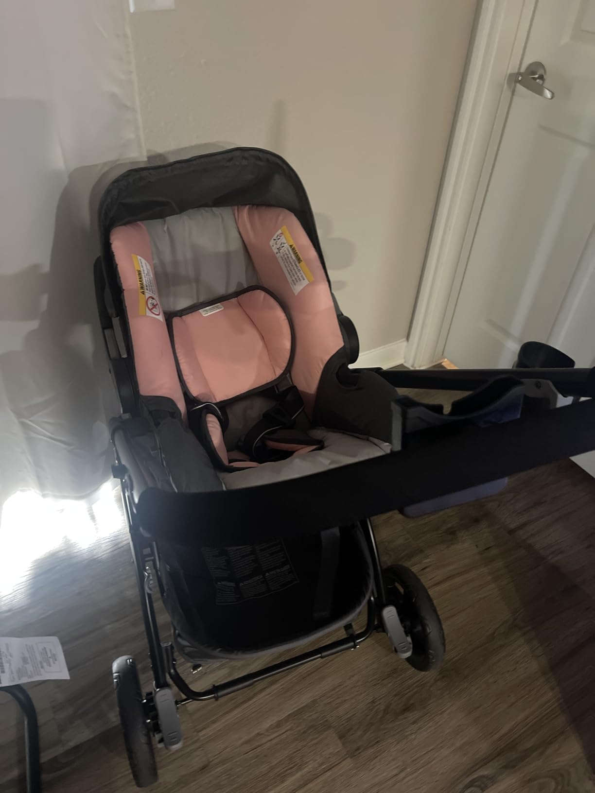 Baby Trend Passport Switch 6-in-1 Modular Travel System with EZ-Lift Plus Infant Car Seat, Midnight Cocoa customer photo 2