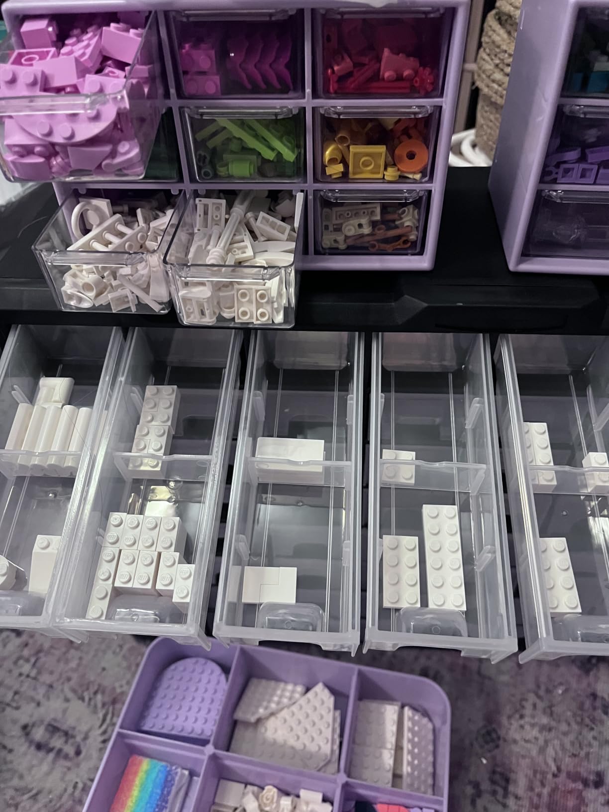 Drawer Organizer Craft Organizers and Storage with Dividers Labels Thicker customer photo 2