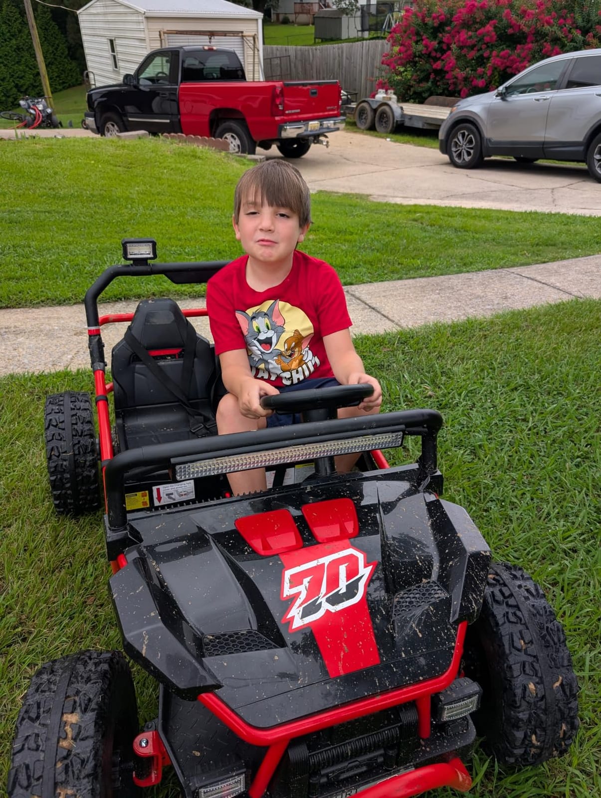 First Ride On 36V Kids Ride On UTV, 2-Seater 400W Electric Car for Kids 6+, 5-8 MPH Speed, 14