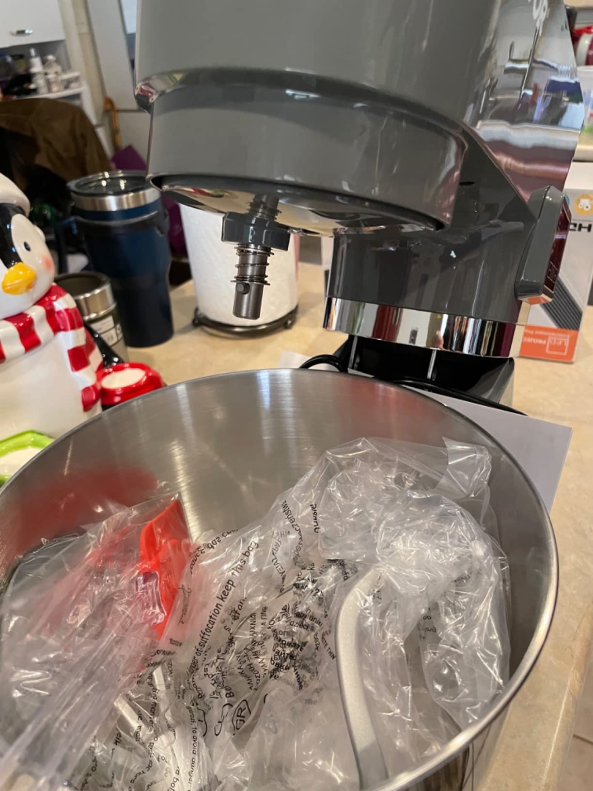 VEVOR 7.4 Qt Tilt Head Stand Mixer 500W Metal Electric Dough Mixer customer photo 1
