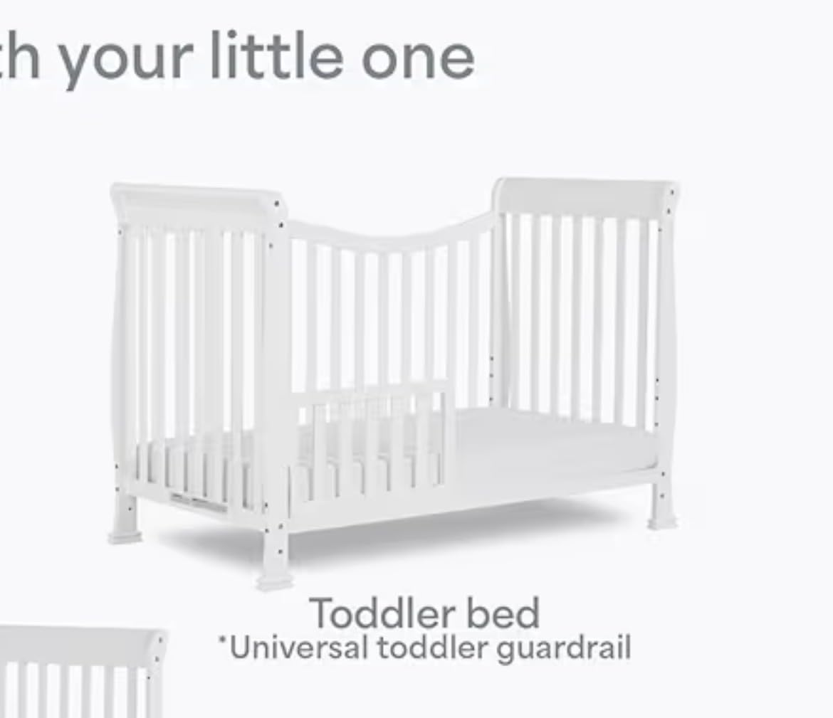 Dream On Me Violet 7-in-1 Crib to Full Size Bed, GREENGUARD Gold, Black customer photo 2