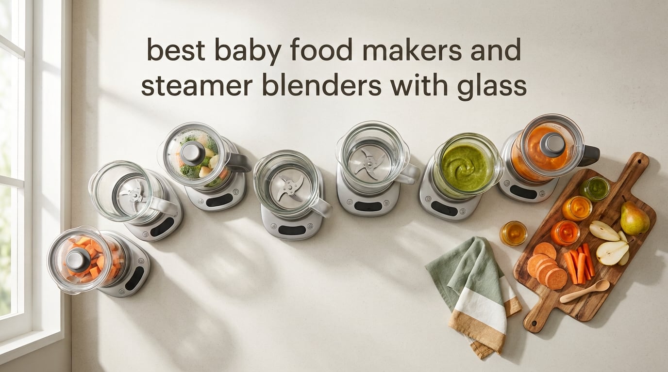 best baby food makers and steamer blenders with glass