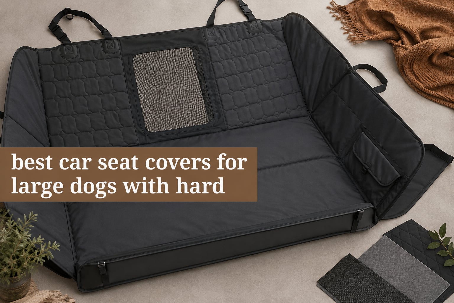 best car seat covers for large dogs with hard