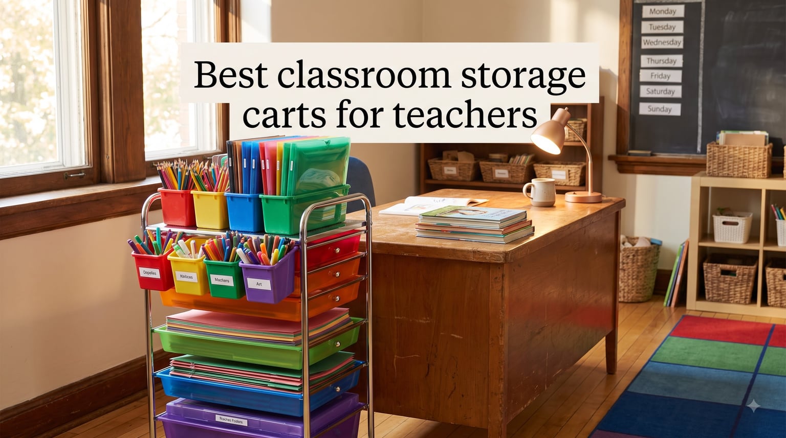 Best classroom storage carts for teachers