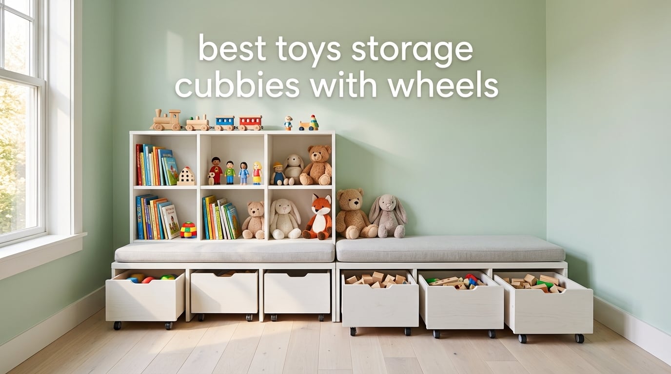 best toys storage cubbies with wheels